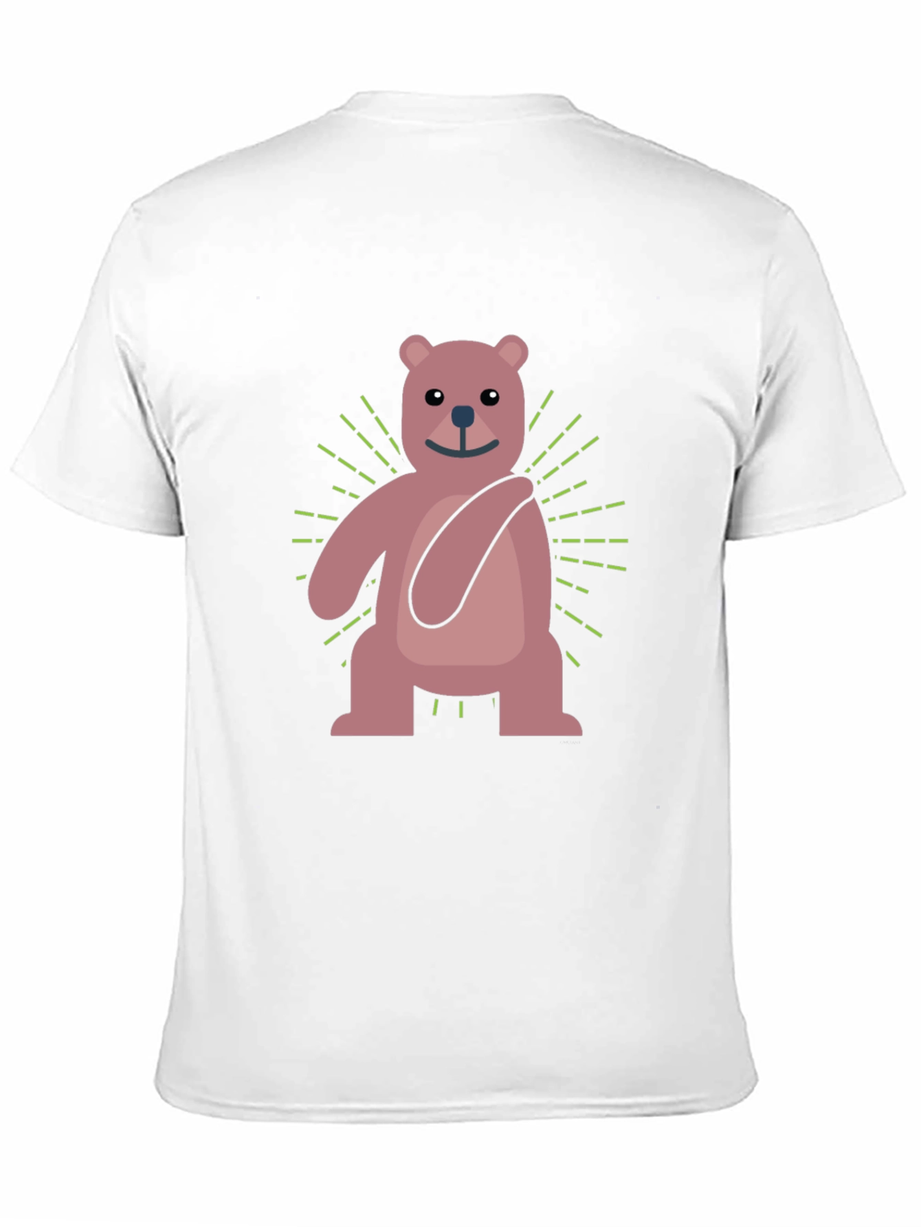 Cute Cartoon Bear Graphic T-Shirt