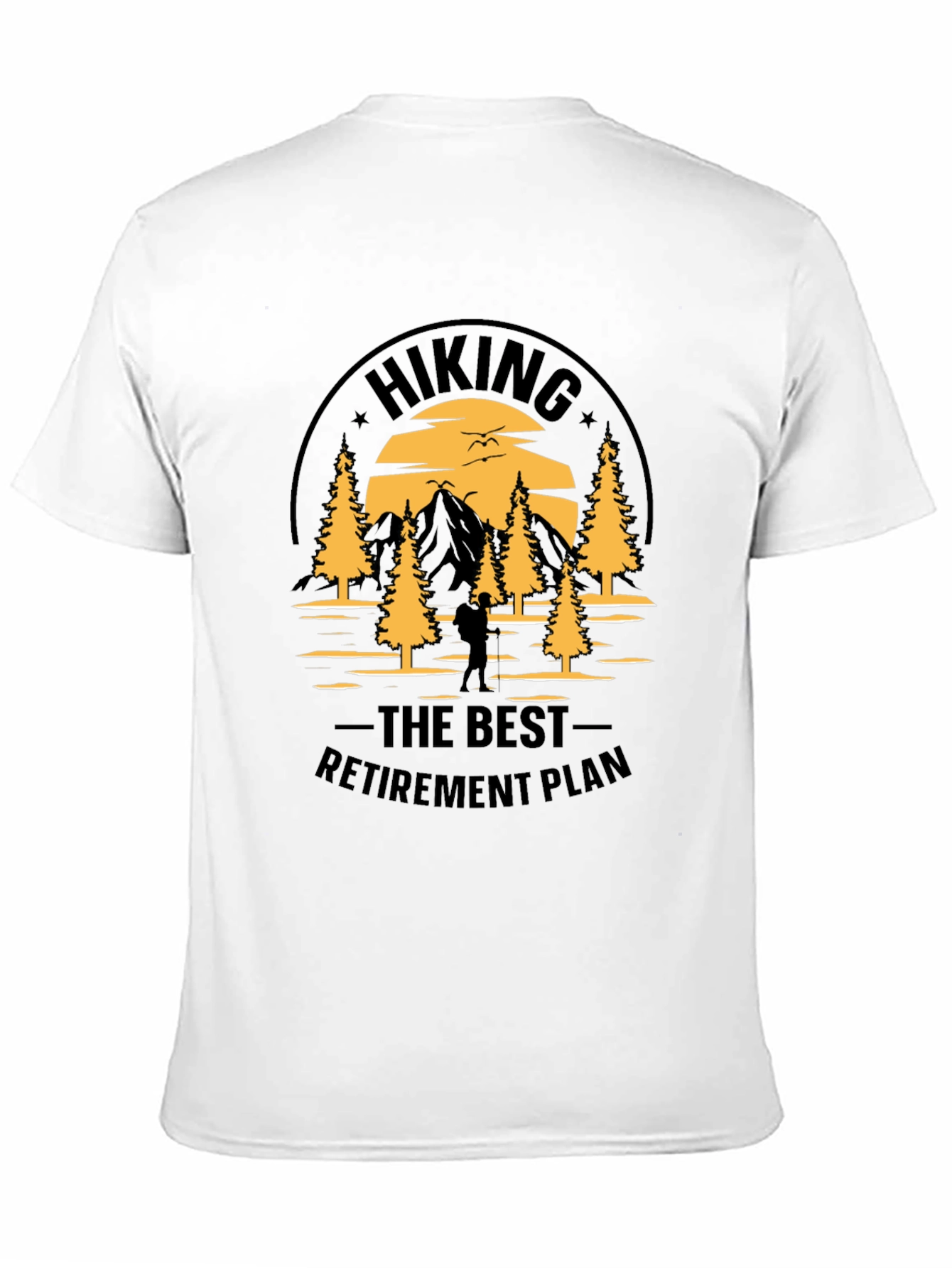 Hiking Retirement Plan Graphic Tee