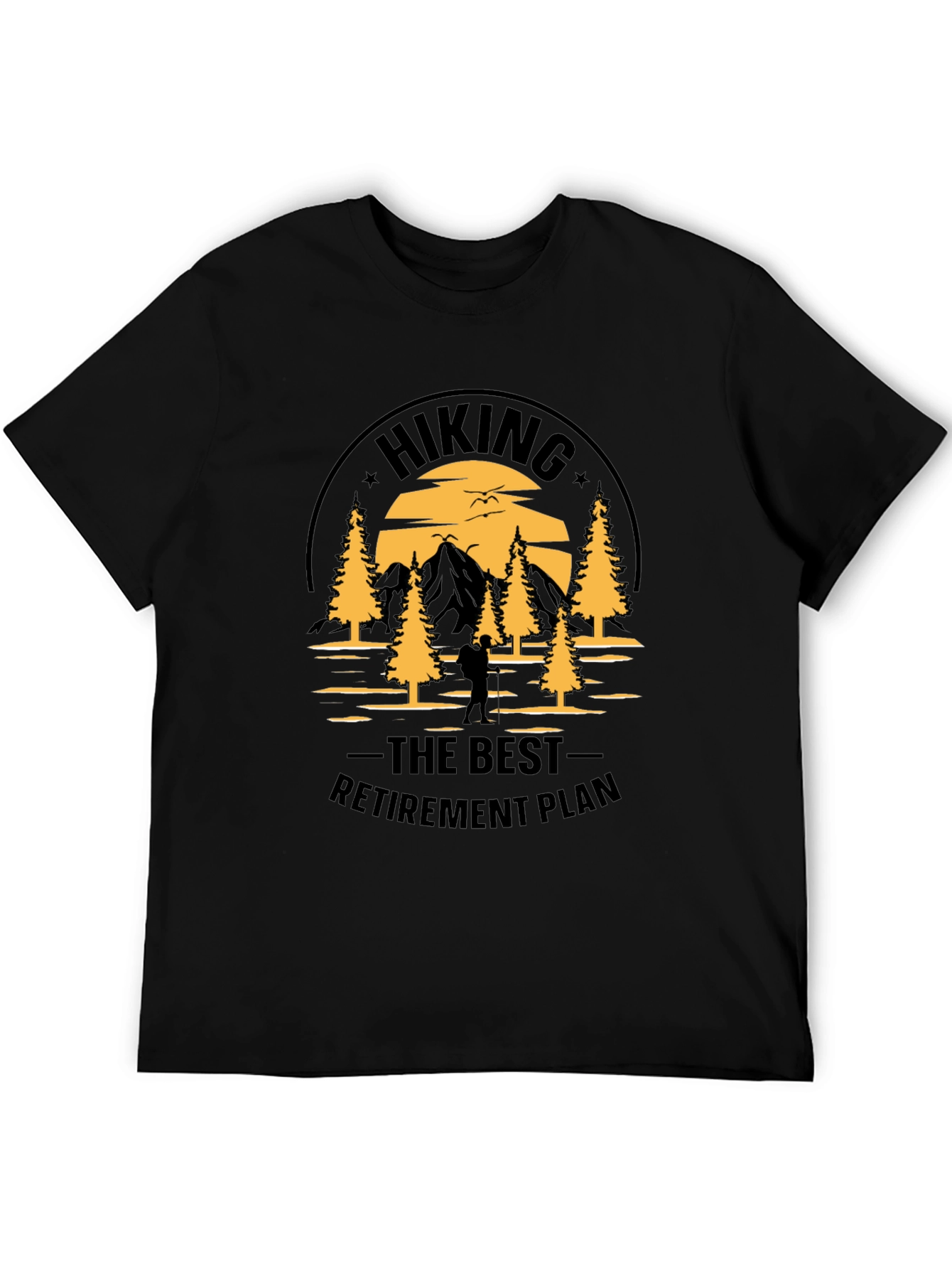 Hiking Retirement Plan Graphic Tee