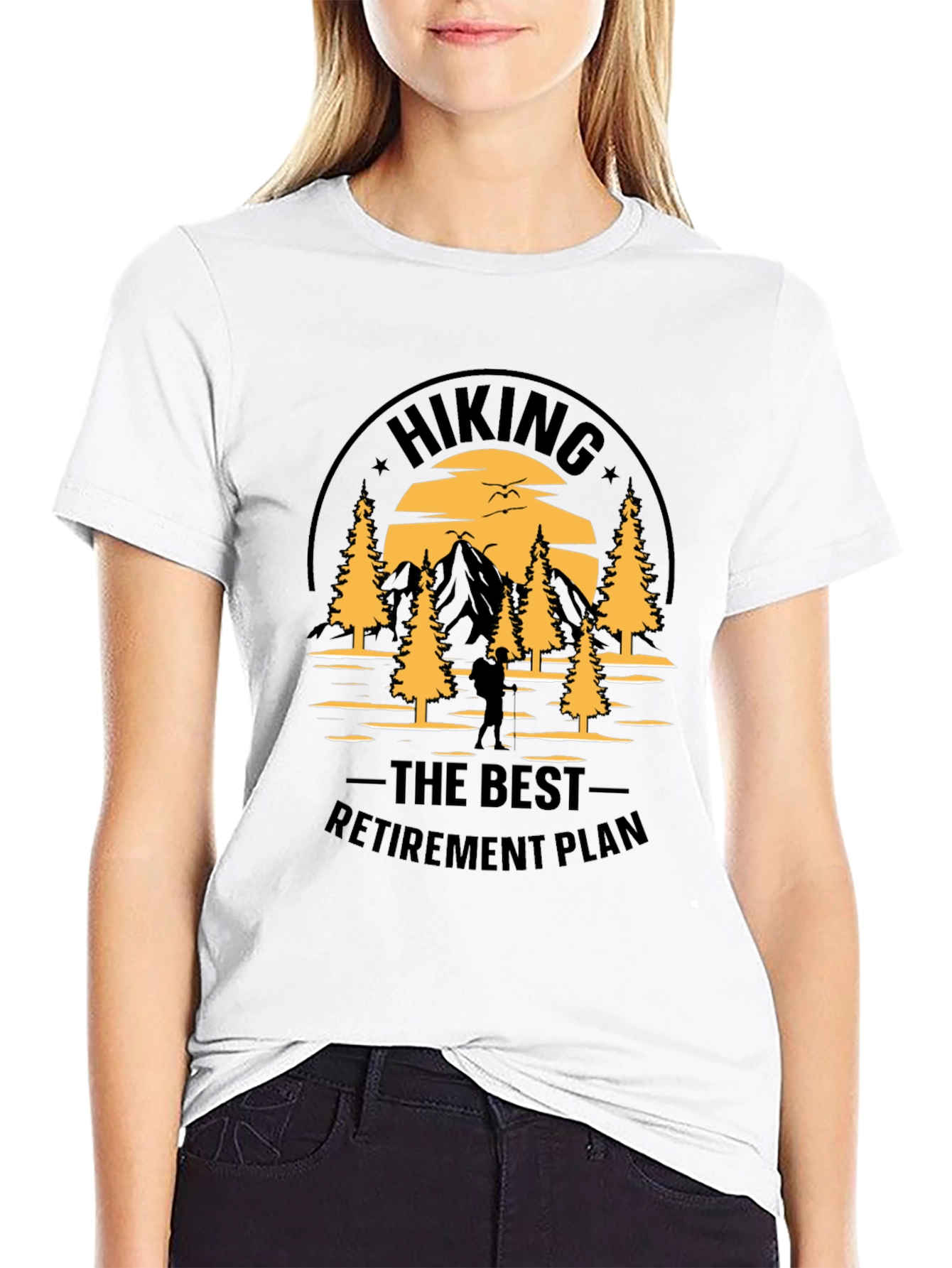 Hiking Retirement Plan Graphic Tee