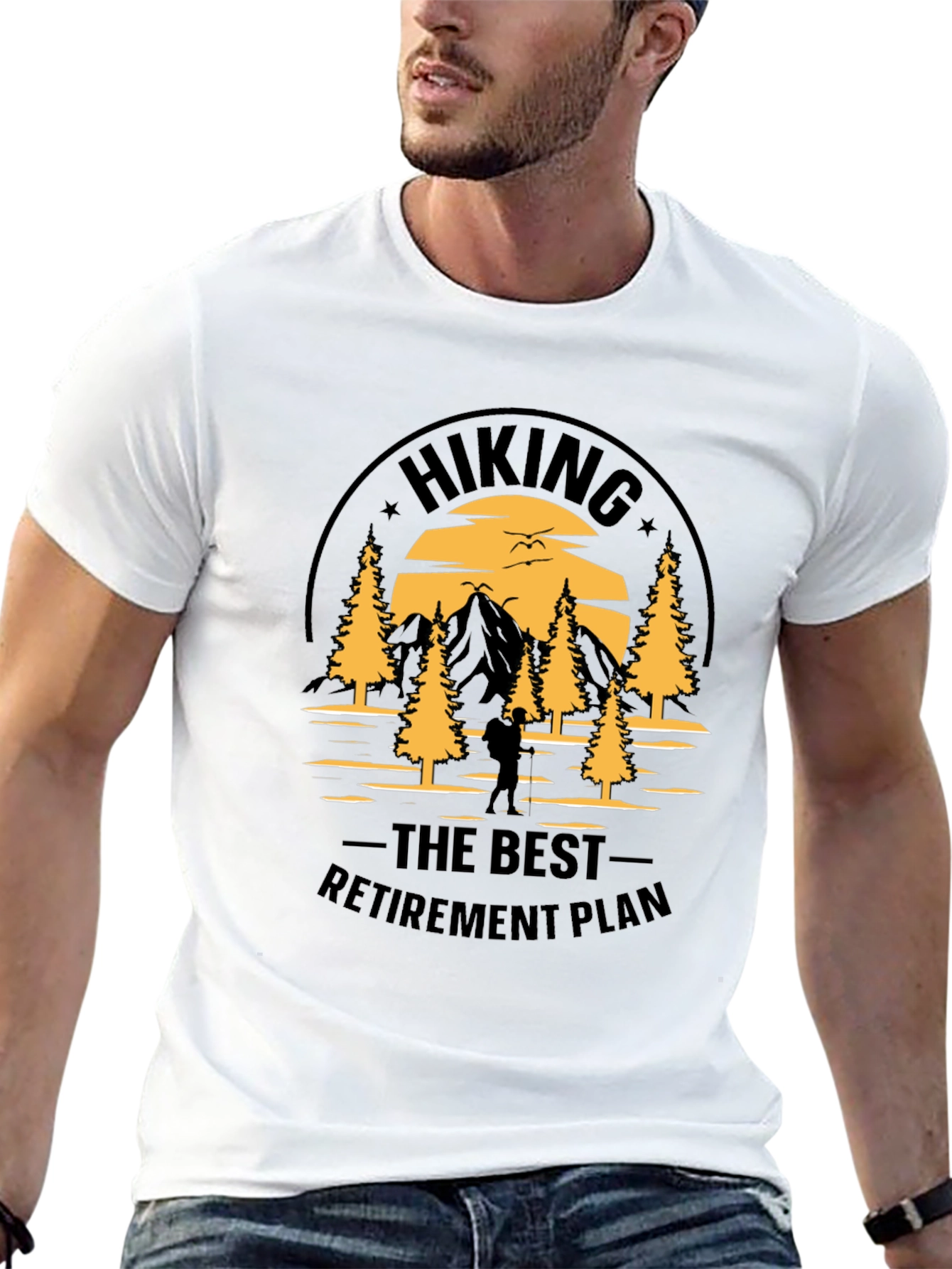 Hiking Retirement Plan Graphic Tee