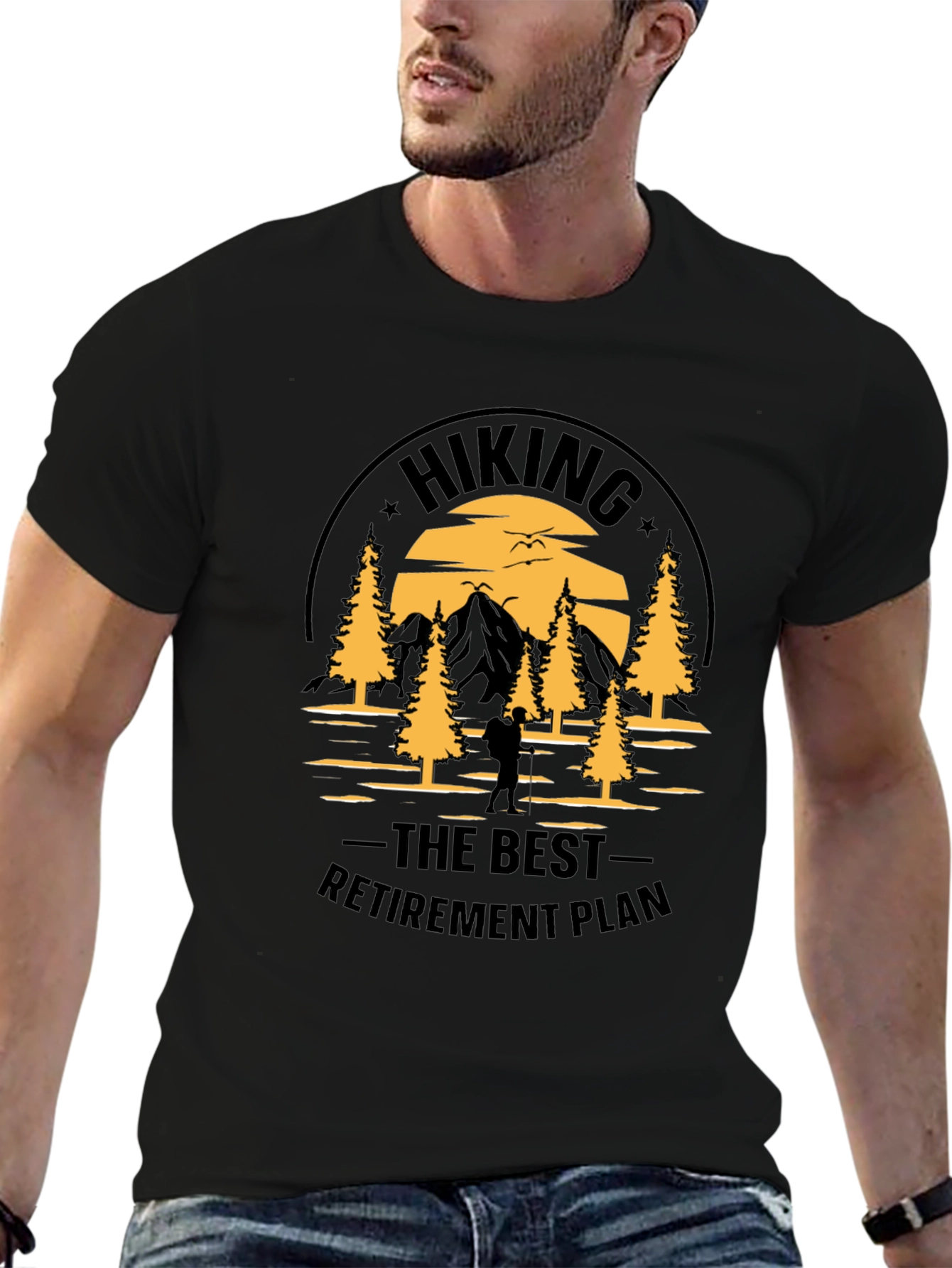 Hiking Retirement Plan Graphic Tee