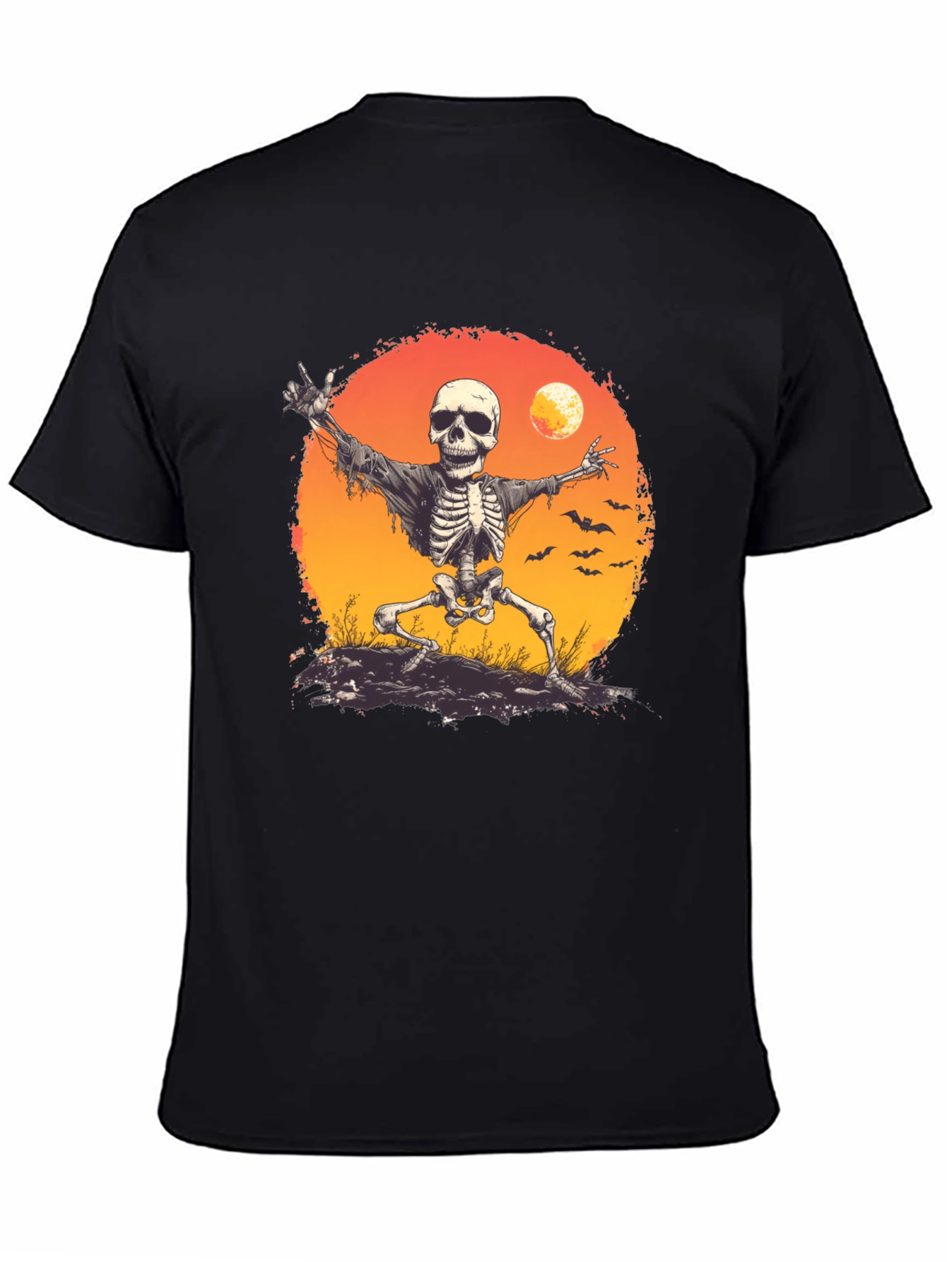 Halloween Skeleton T-Shirt - Spooky Season Apparel