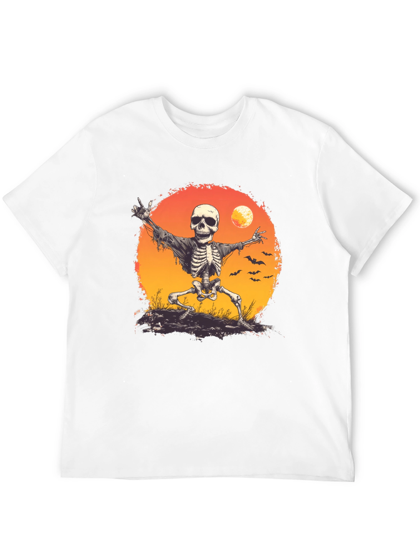 Halloween Skeleton T-Shirt - Spooky Season Apparel