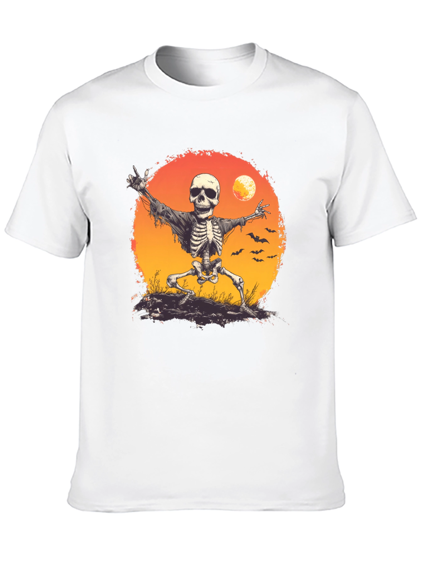 Halloween Skeleton T-Shirt - Spooky Season Apparel