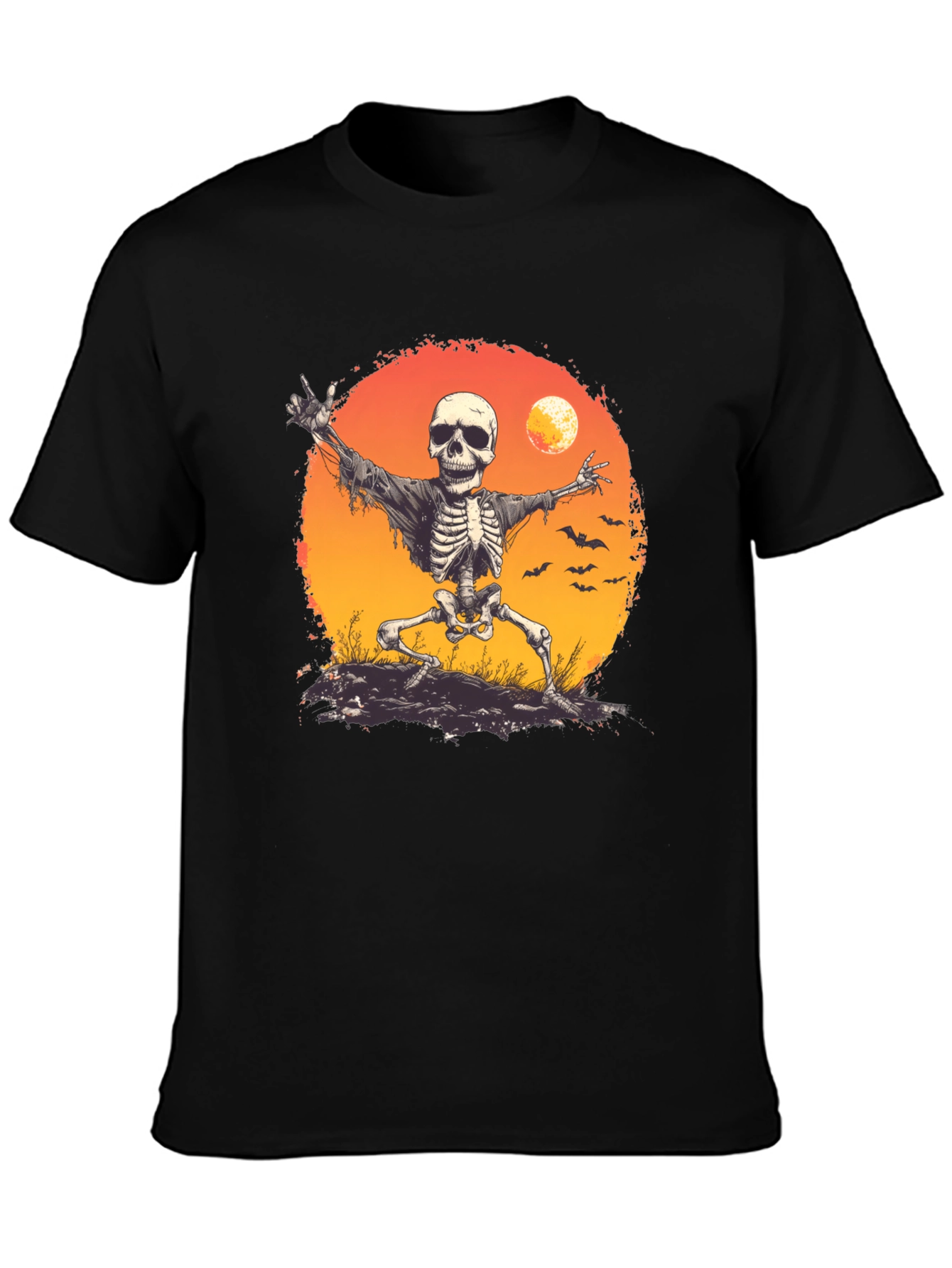 Halloween Skeleton T-Shirt - Spooky Season Apparel
