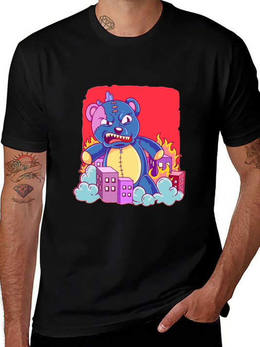 Angry Teddy Bear City T-Shirt
