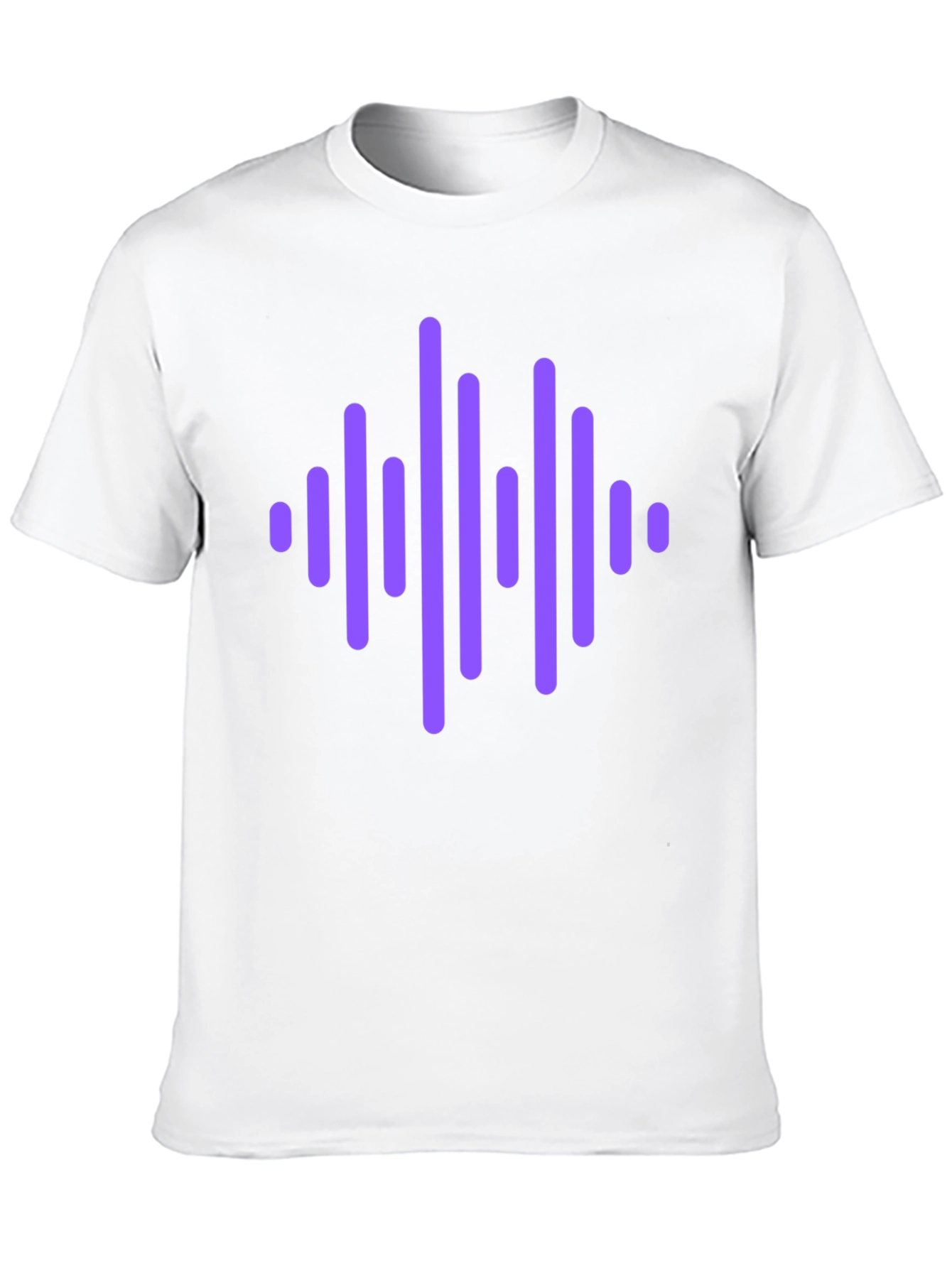 Sound Wave Graphic Tee - Trendy Black T-Shirt