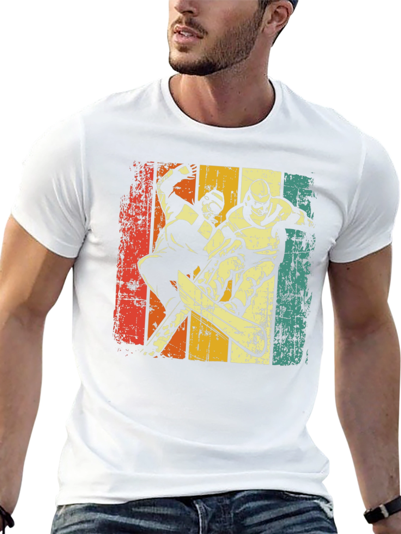 Retro Snowboarder Graphic Tee