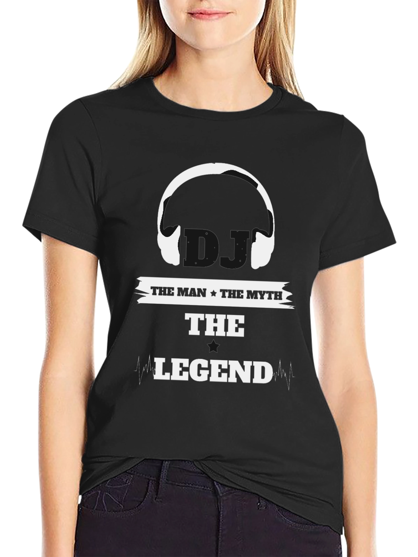 The Man The Myth The Legend Black T-Shirt