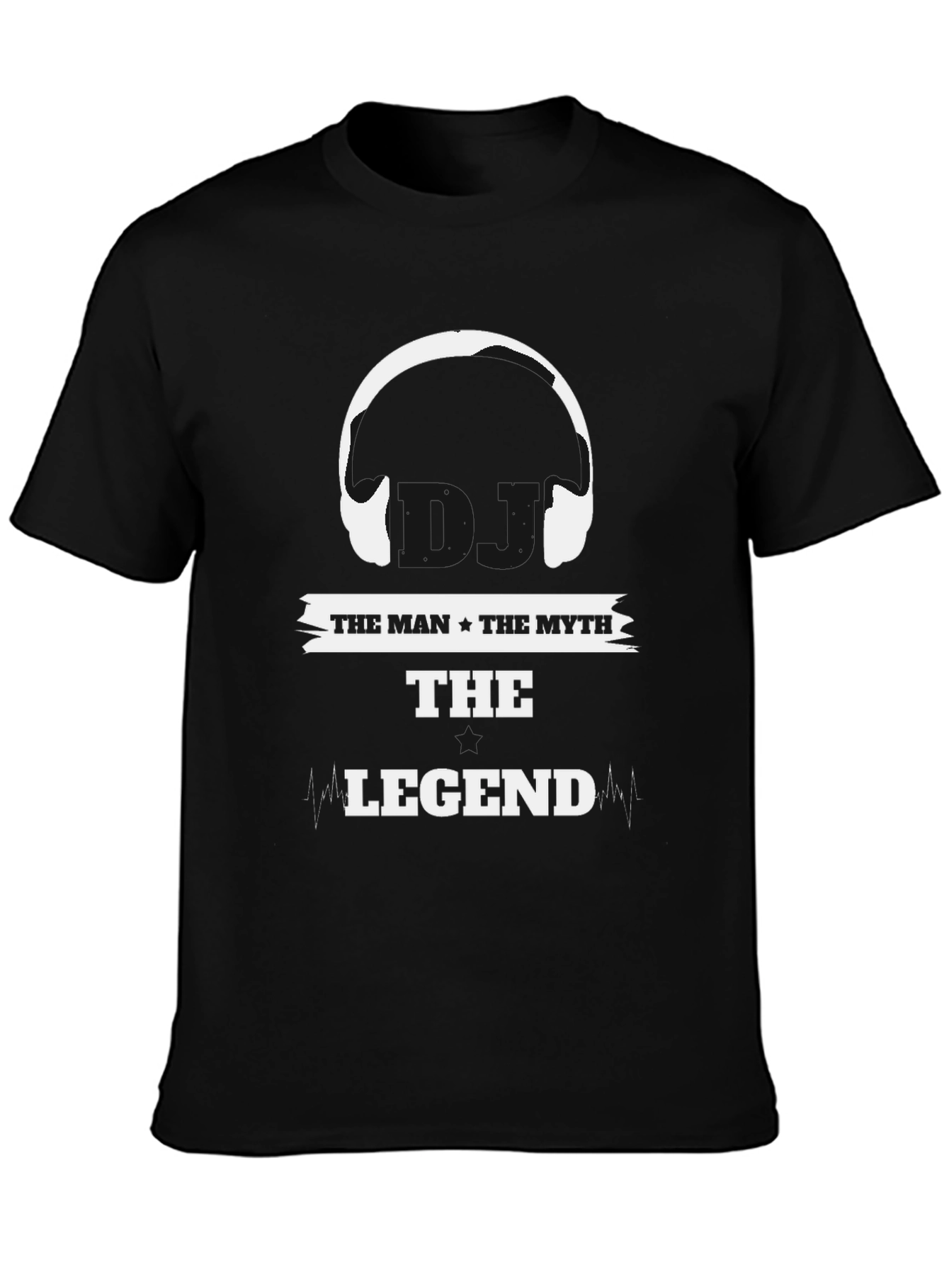 The Man The Myth The Legend Black T-Shirt