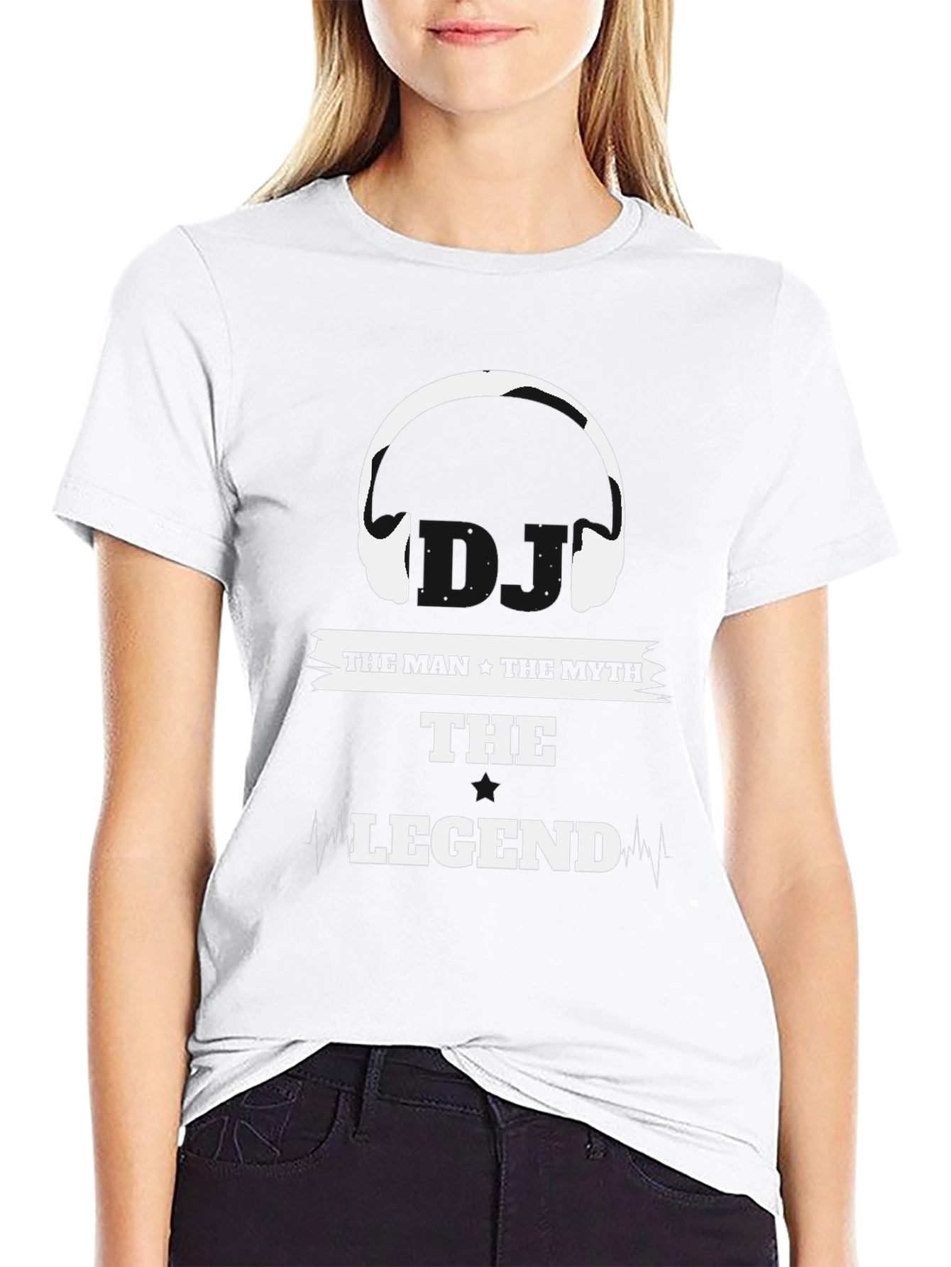 The Man The Myth The Legend Black T-Shirt