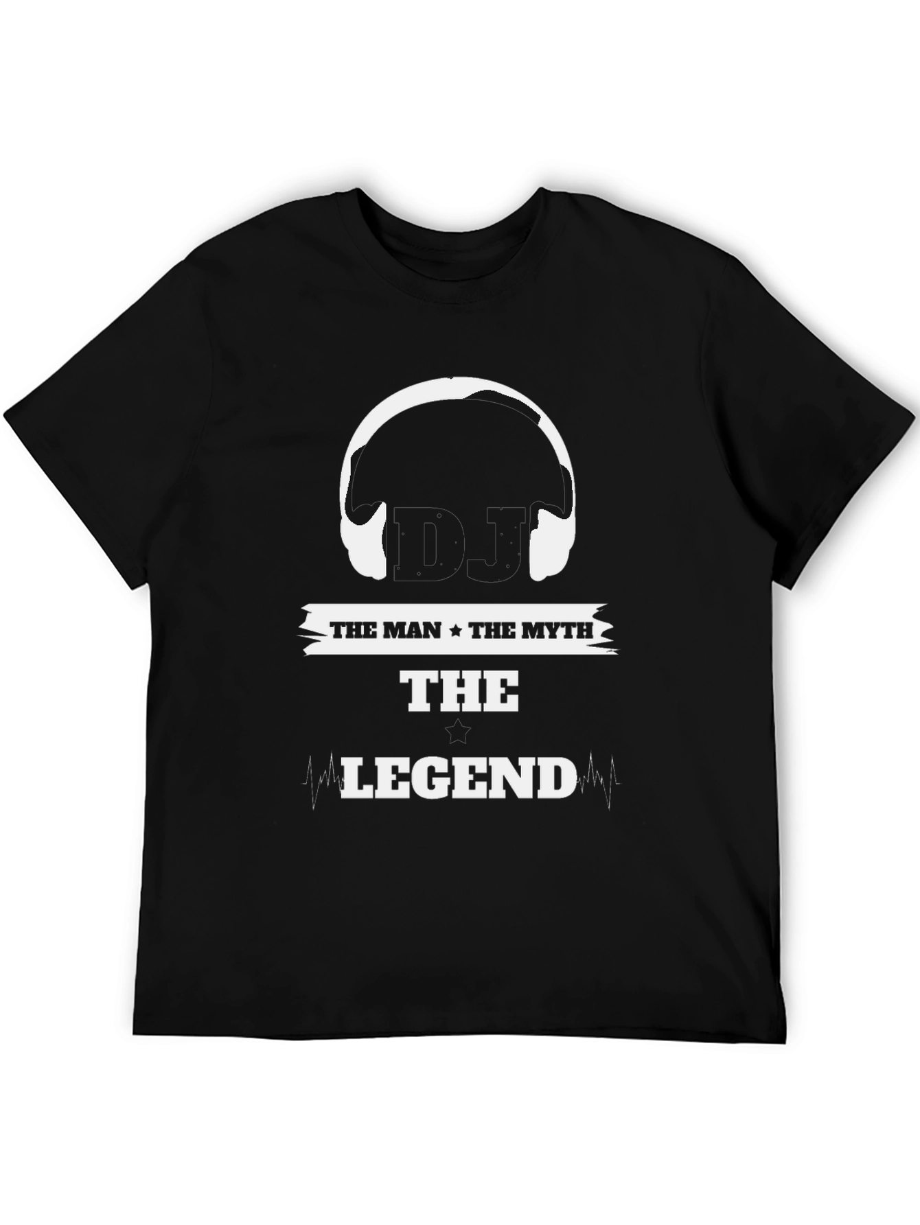 The Man The Myth The Legend Black T-Shirt