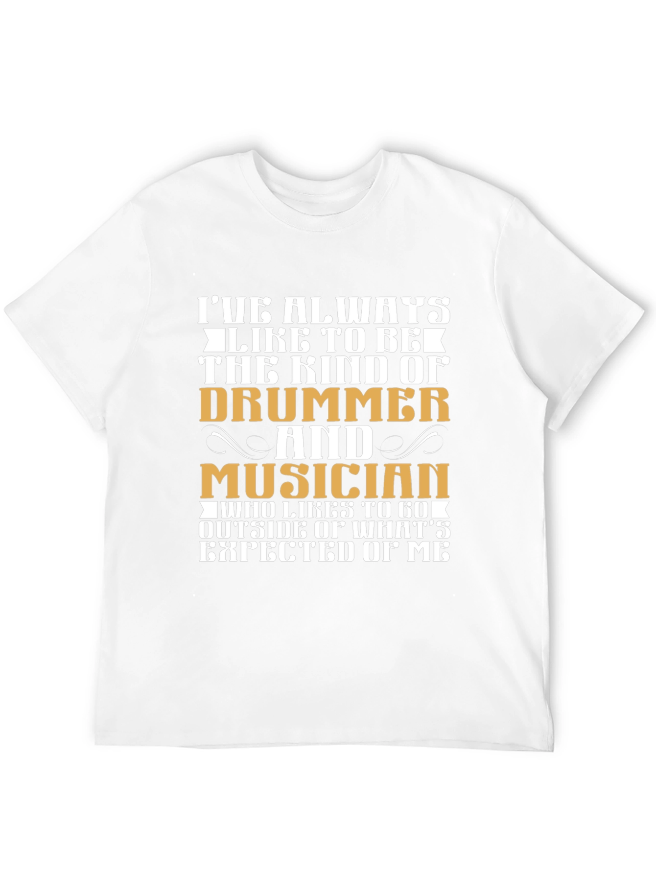 Drummer and Musician Graphic T-Shirt