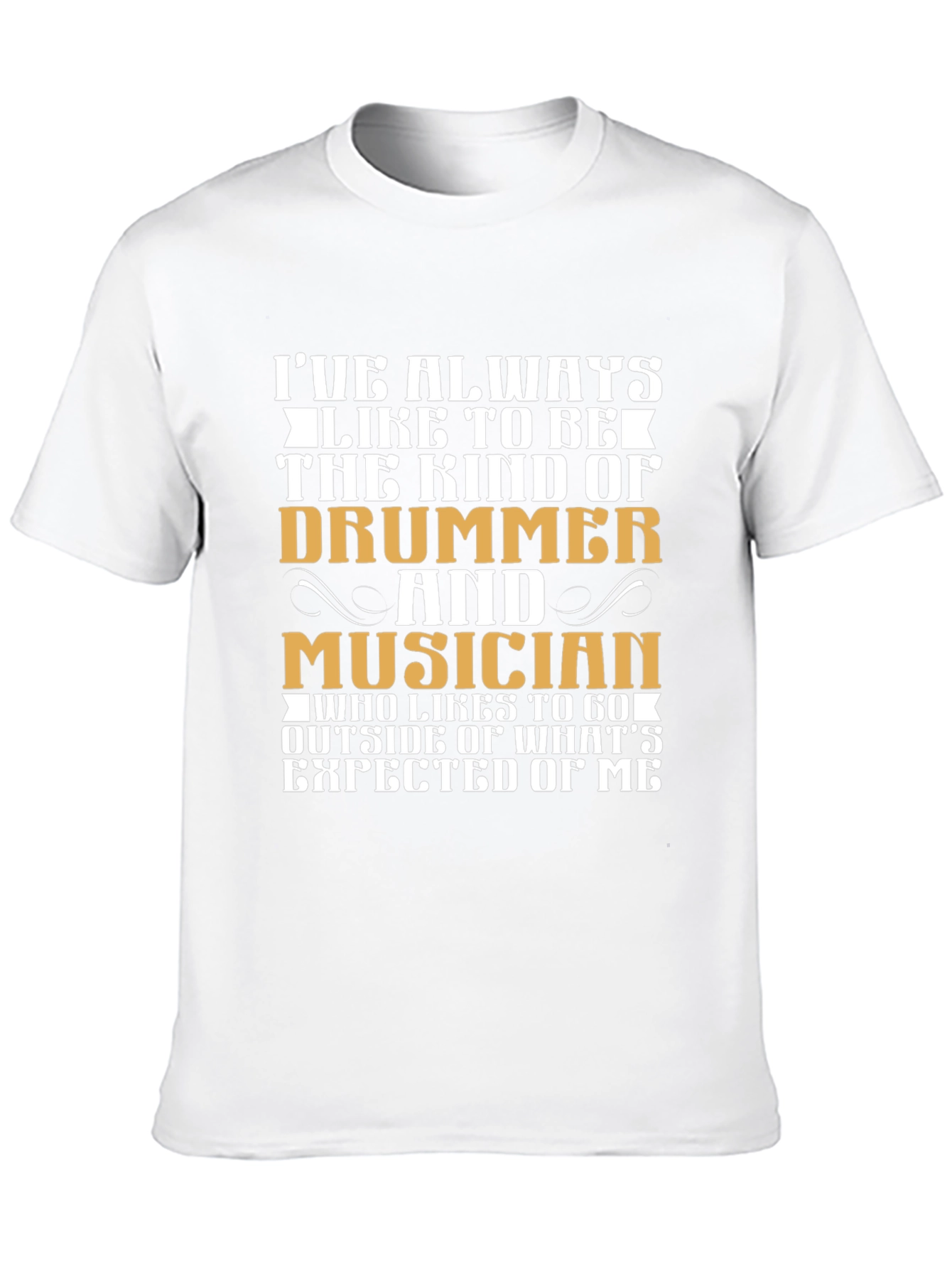 Drummer and Musician Graphic T-Shirt