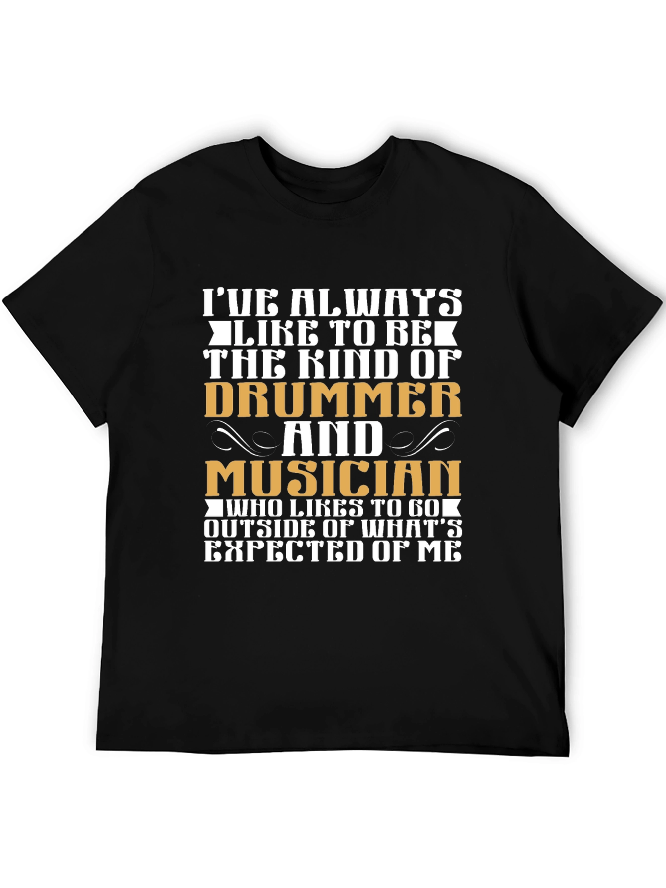 Drummer and Musician Graphic T-Shirt
