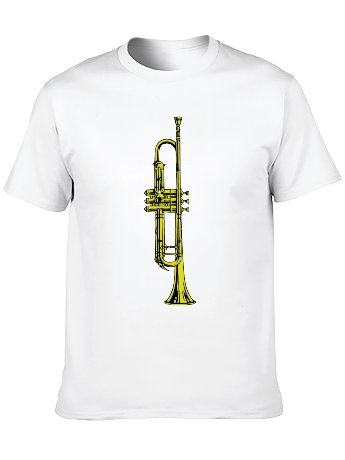 Trumpet Graphic Black T-Shirt - Musician Apparel