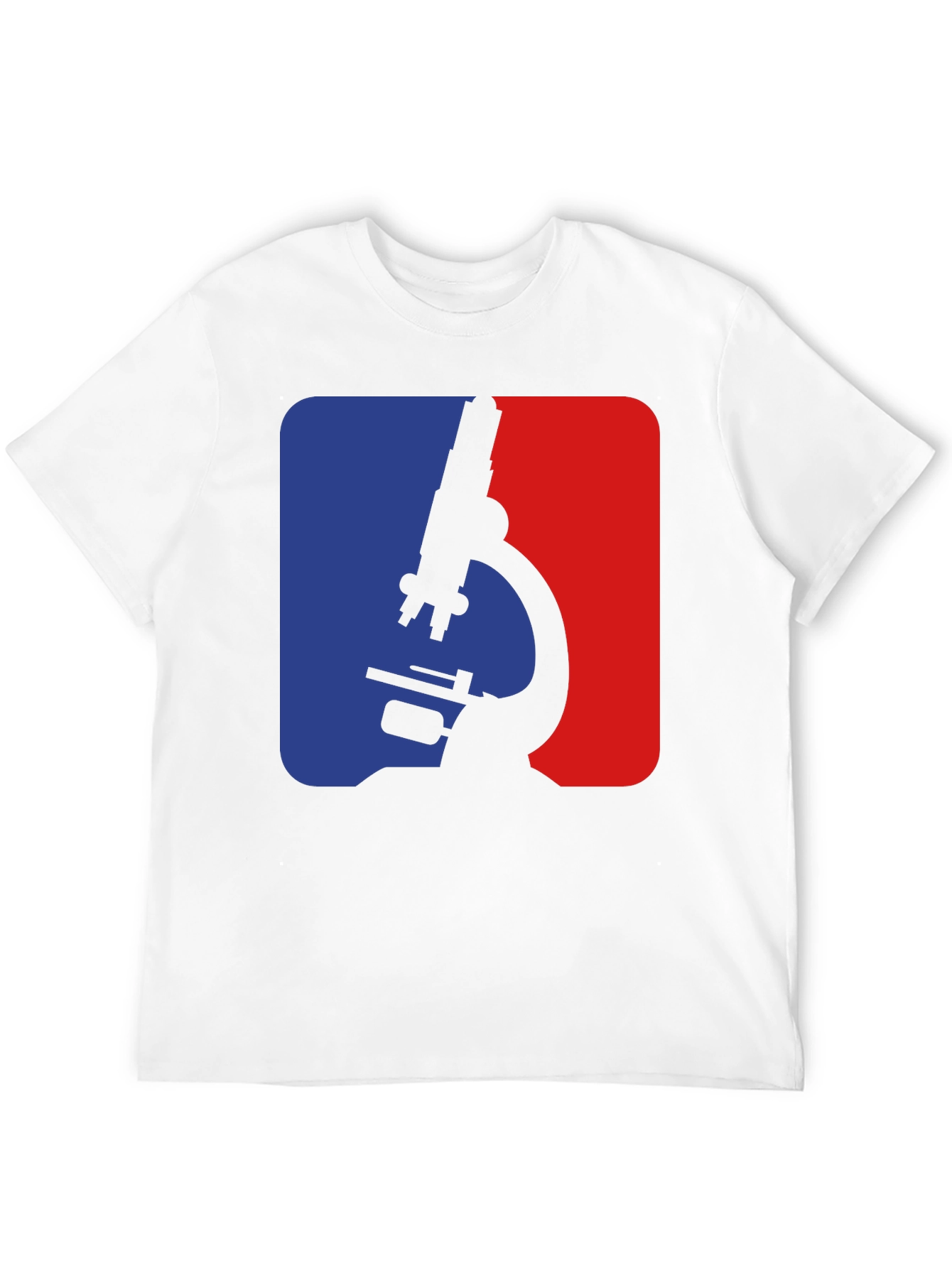 Science Microscope Graphic T-Shirt - Mens Black Tee