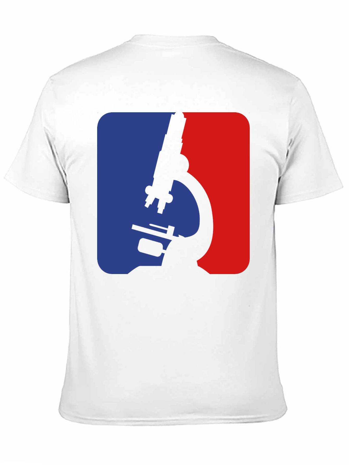 Science Microscope Graphic T-Shirt - Mens Black Tee