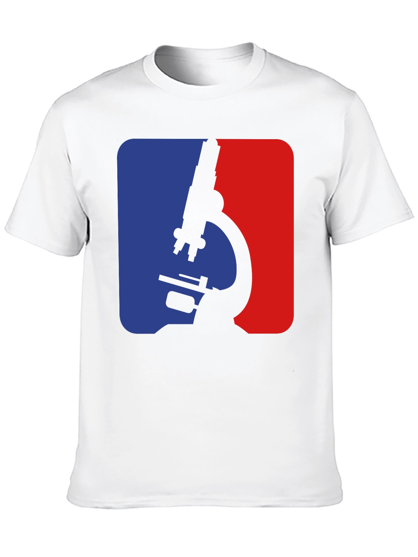Science Microscope Graphic T-Shirt - Mens Black Tee