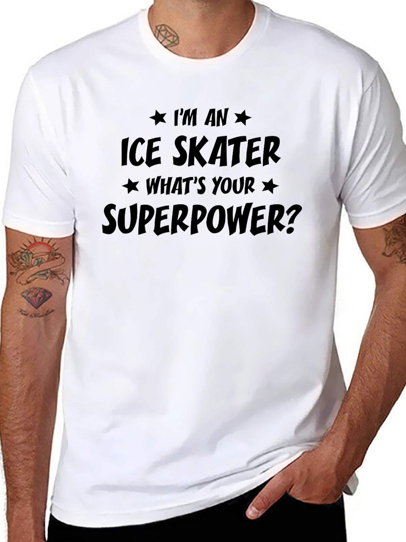 Ice Skater Superpower T-Shirt