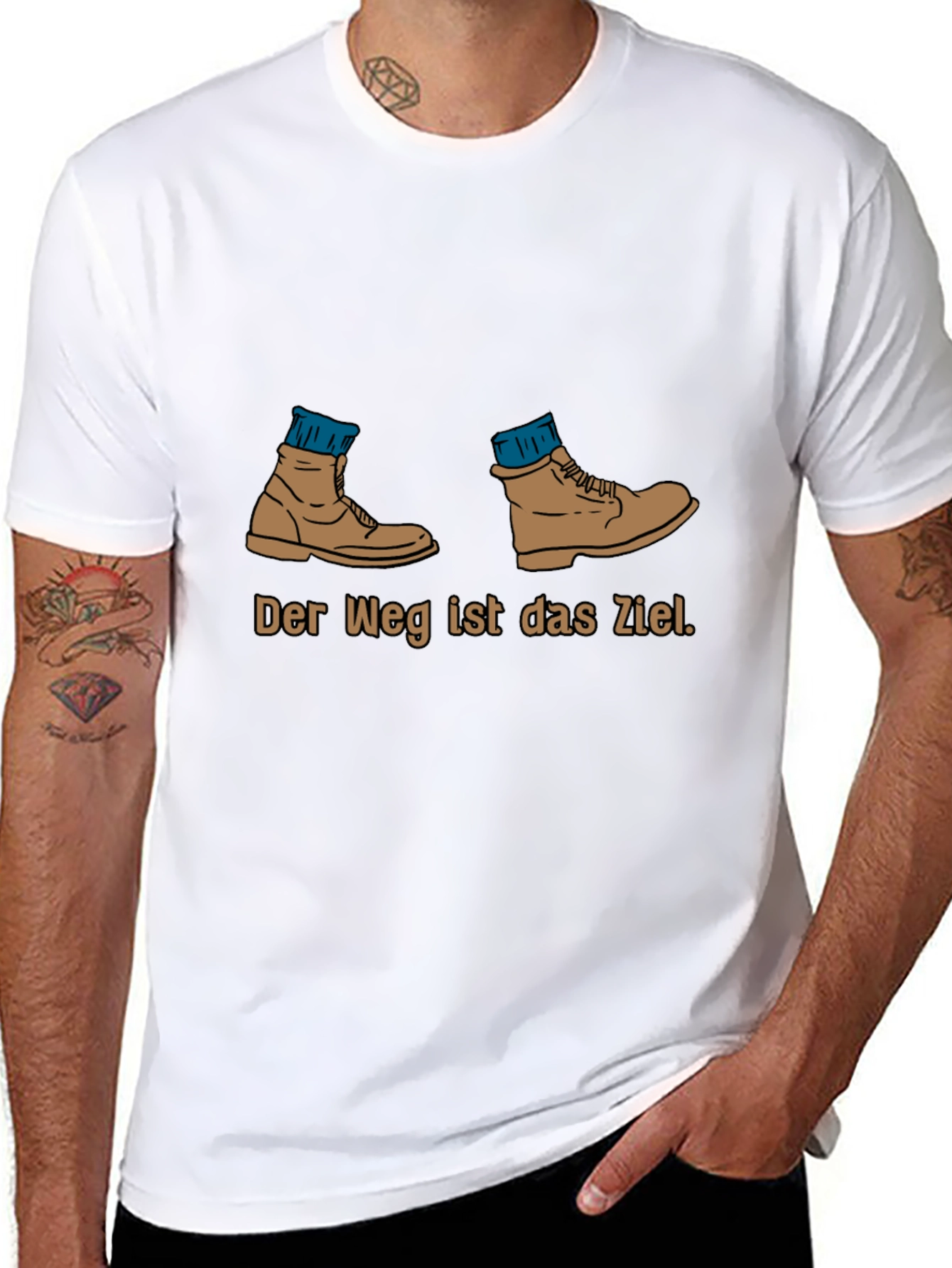Hiking Boots Tee - Der Weg ist das Ziel