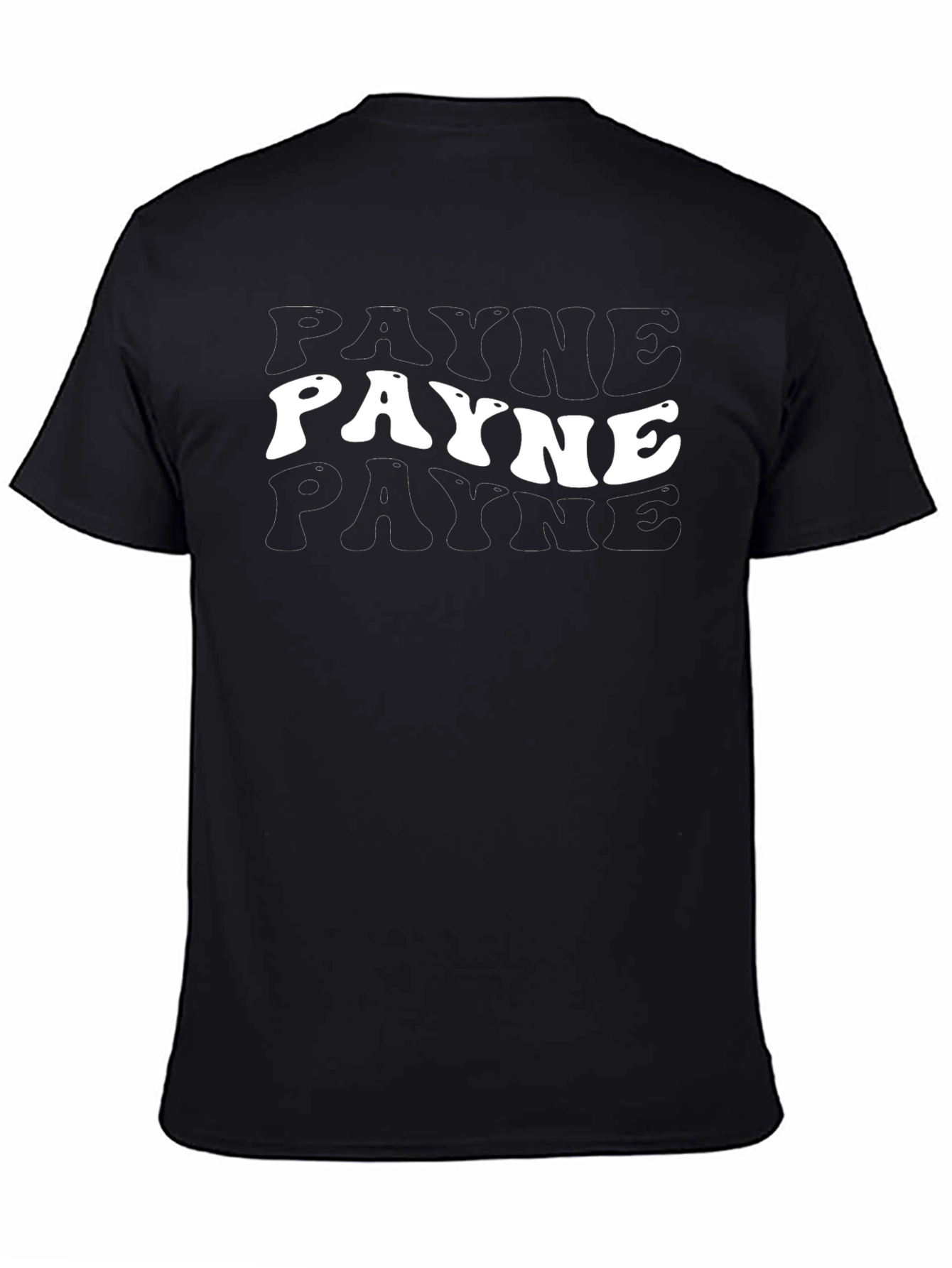 Payne Graphic Tee - Retro Style Black T-Shirt