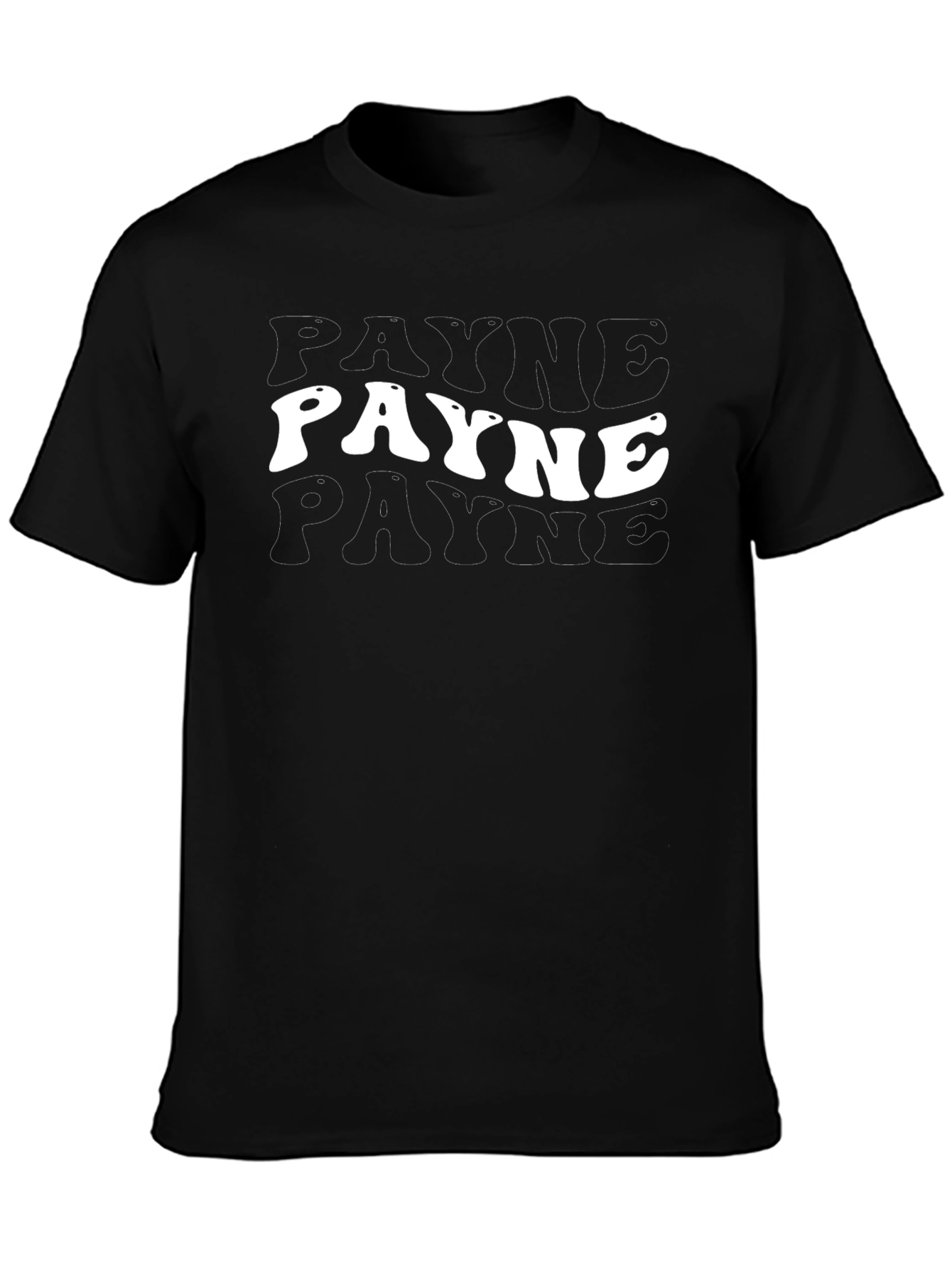 Payne Graphic Tee - Retro Style Black T-Shirt
