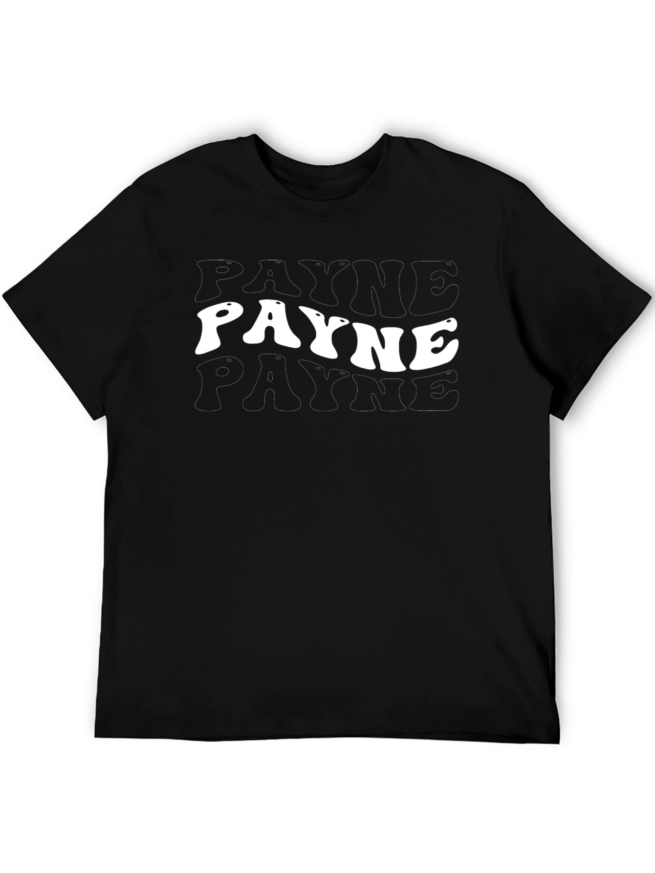 Payne Graphic Tee - Retro Style Black T-Shirt