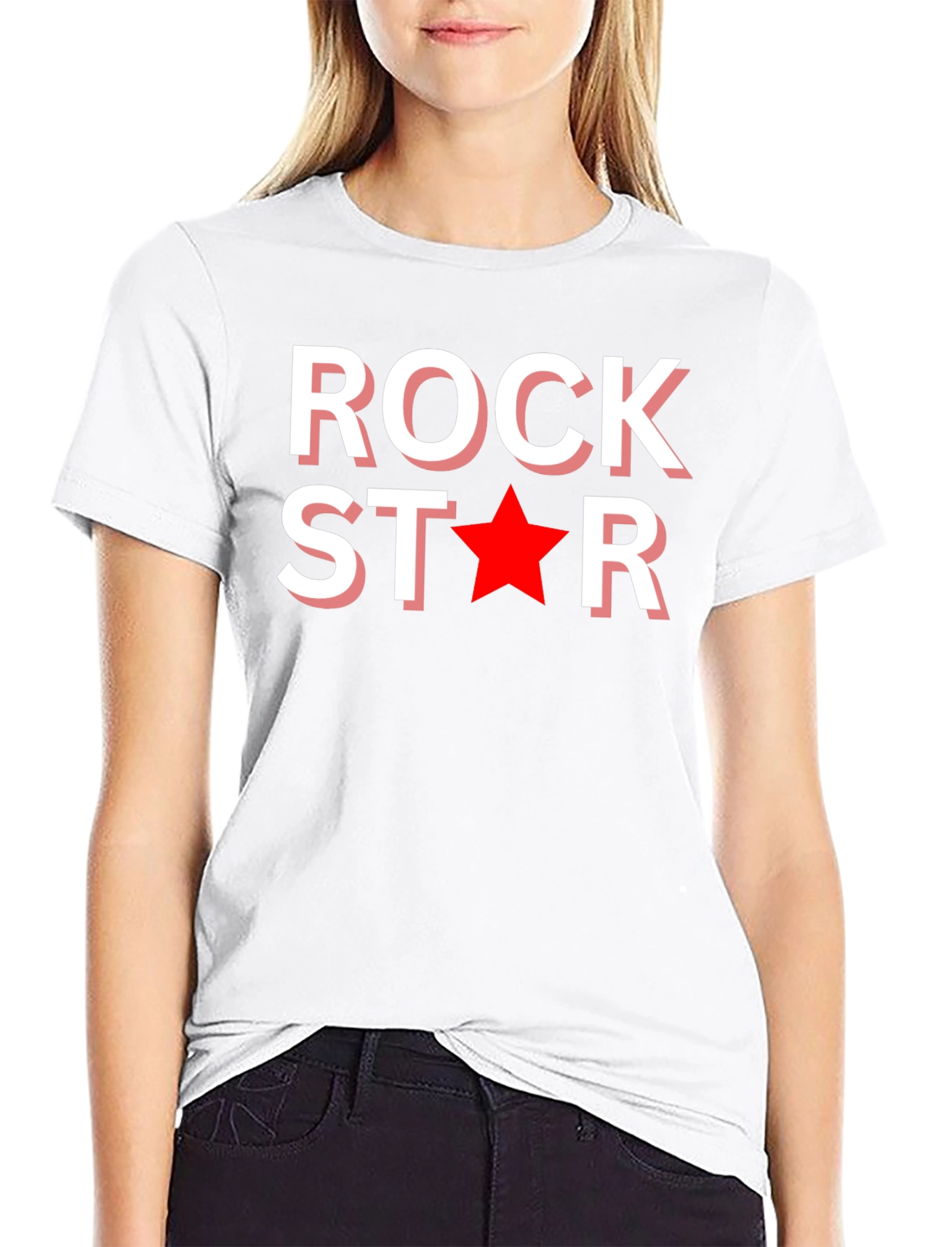 Rock Star Graphic Tee - Black