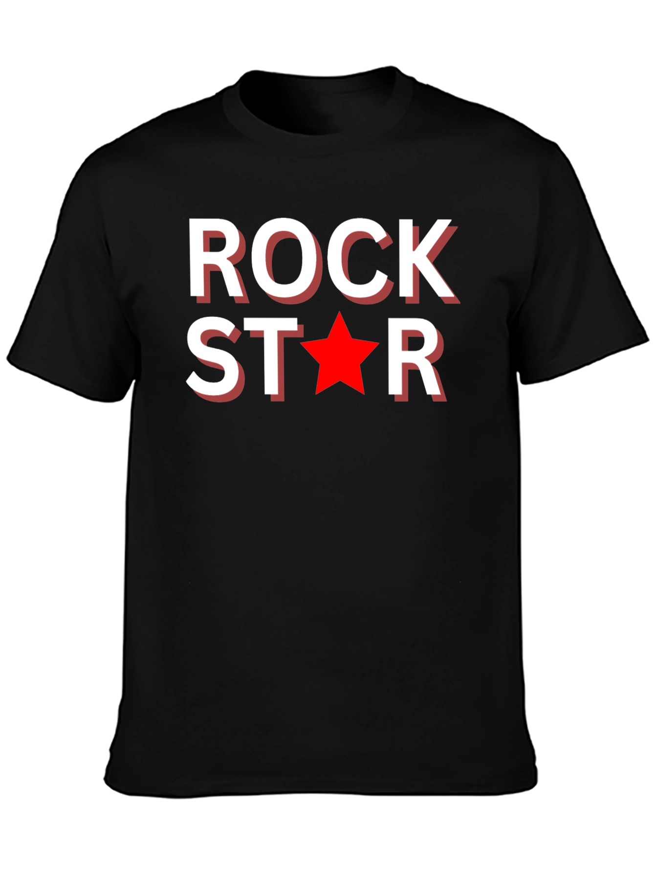 Rock Star Graphic Tee - Black