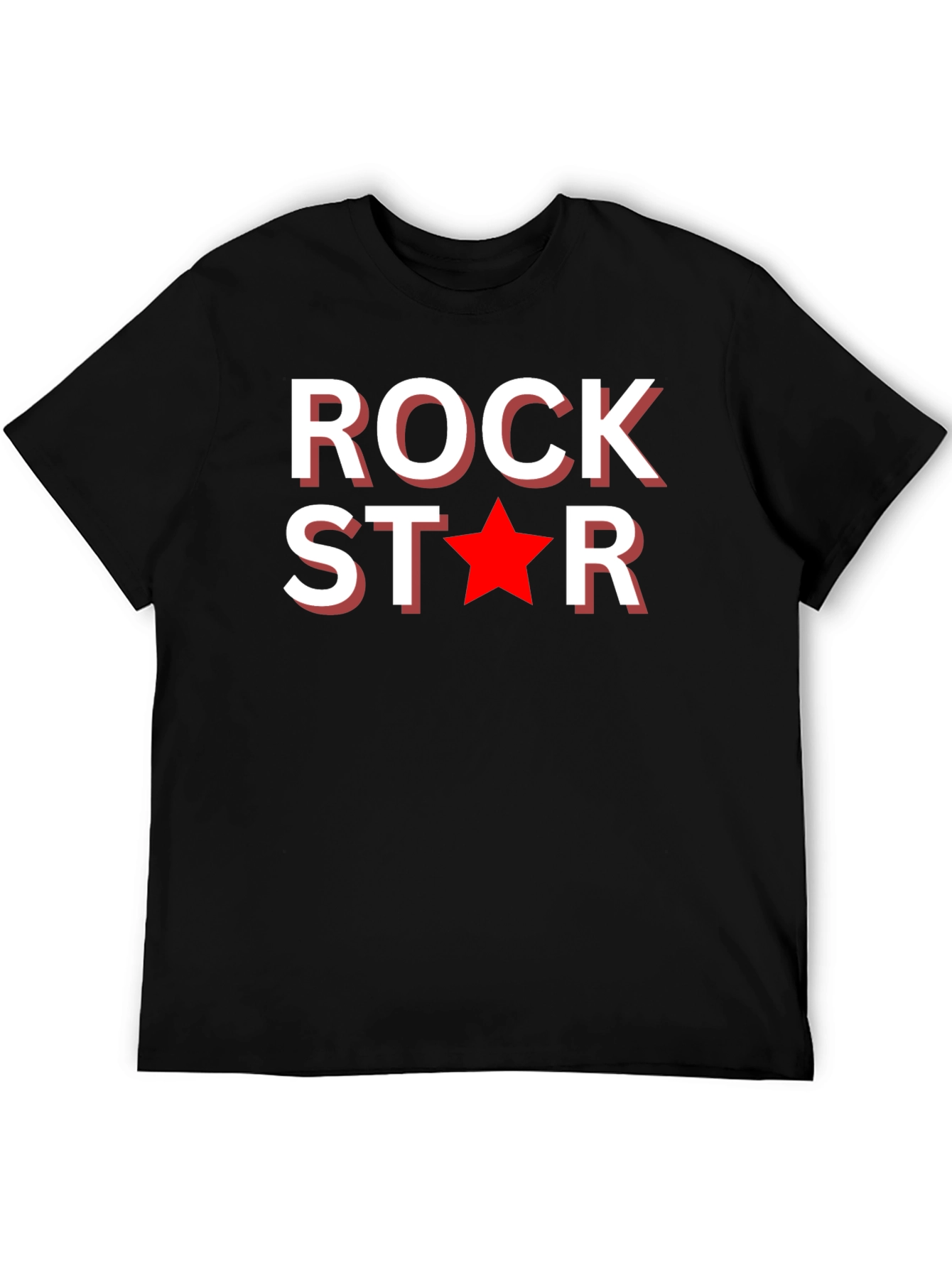 Rock Star Graphic Tee - Black