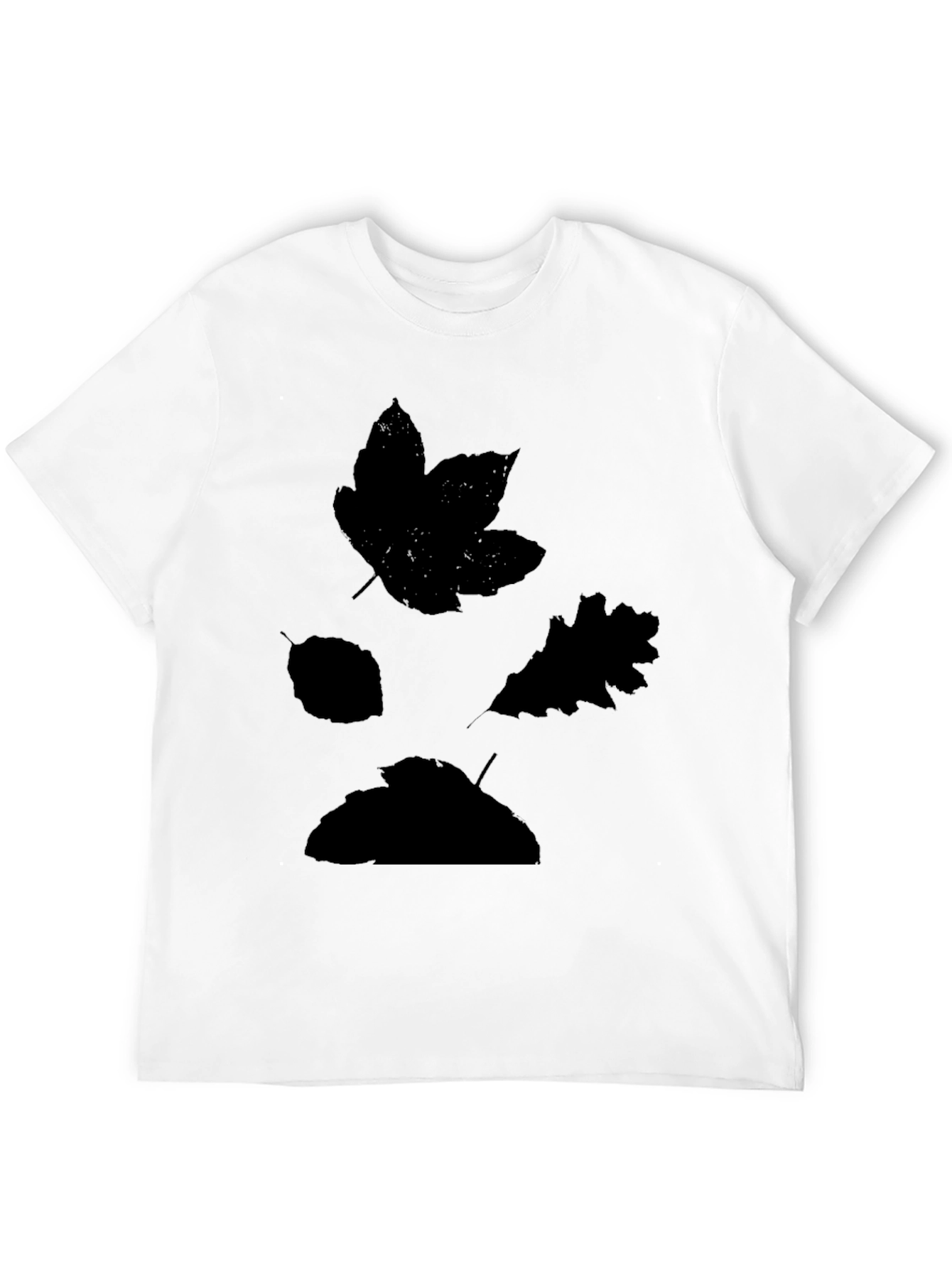 Nature Leaf Silhouette Graphic Tee - Unisex