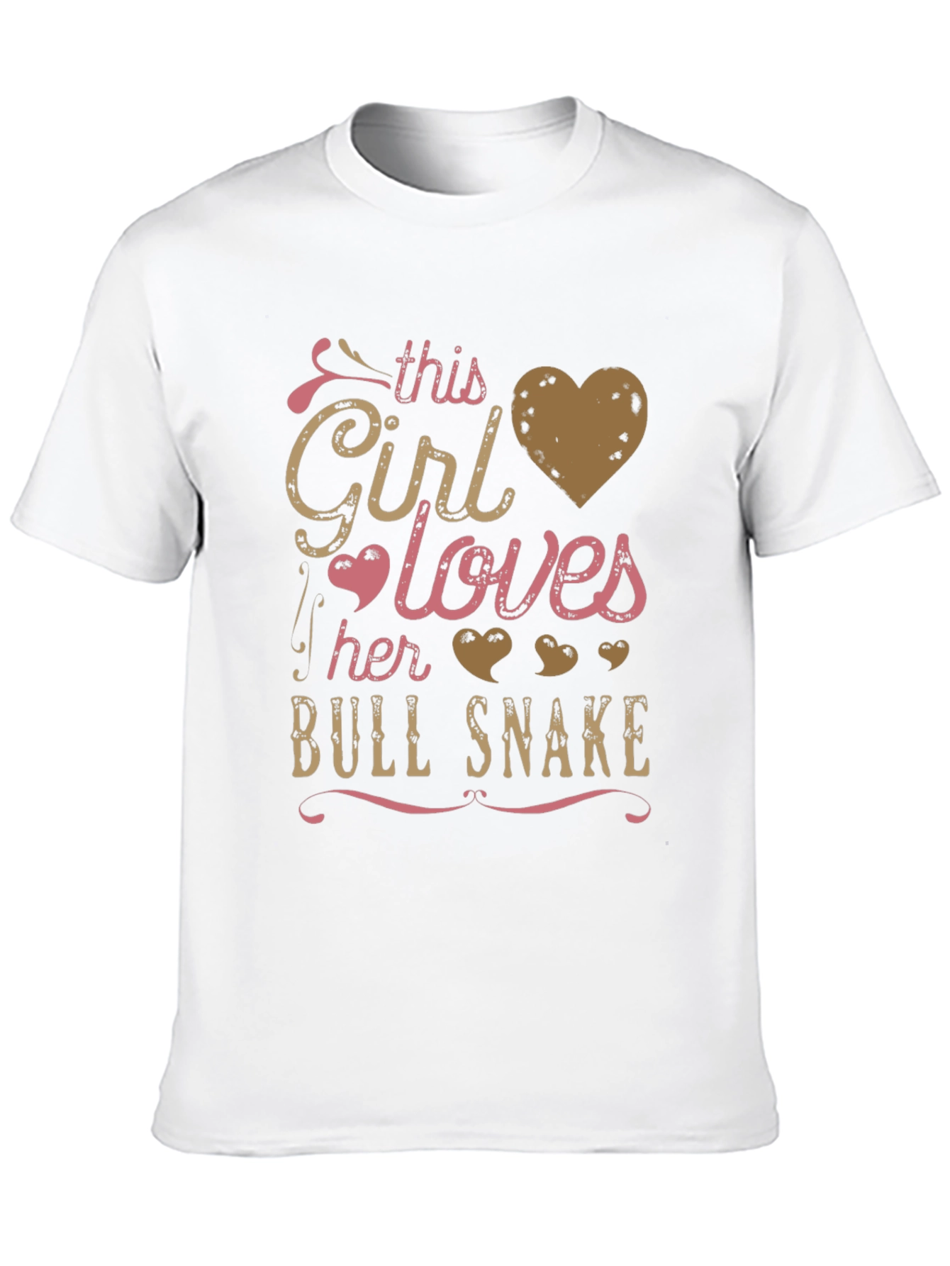 Girl Loves Bull Snake T-Shirt