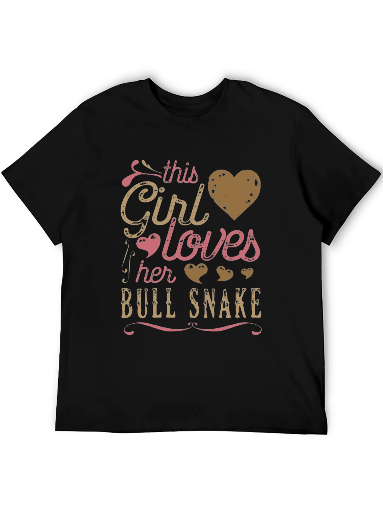 Girl Loves Bull Snake T-Shirt