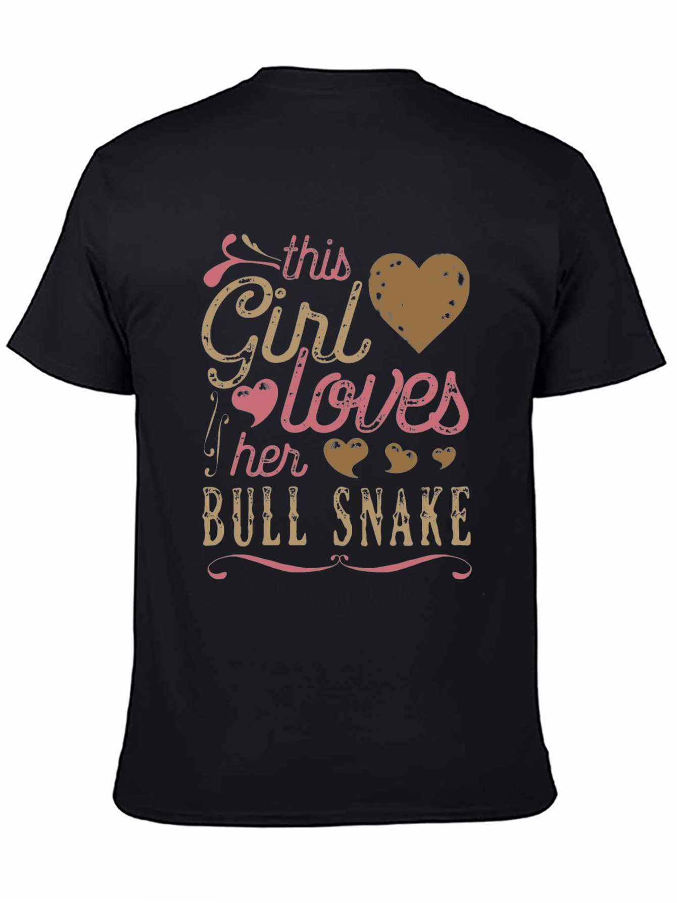 Girl Loves Bull Snake T-Shirt