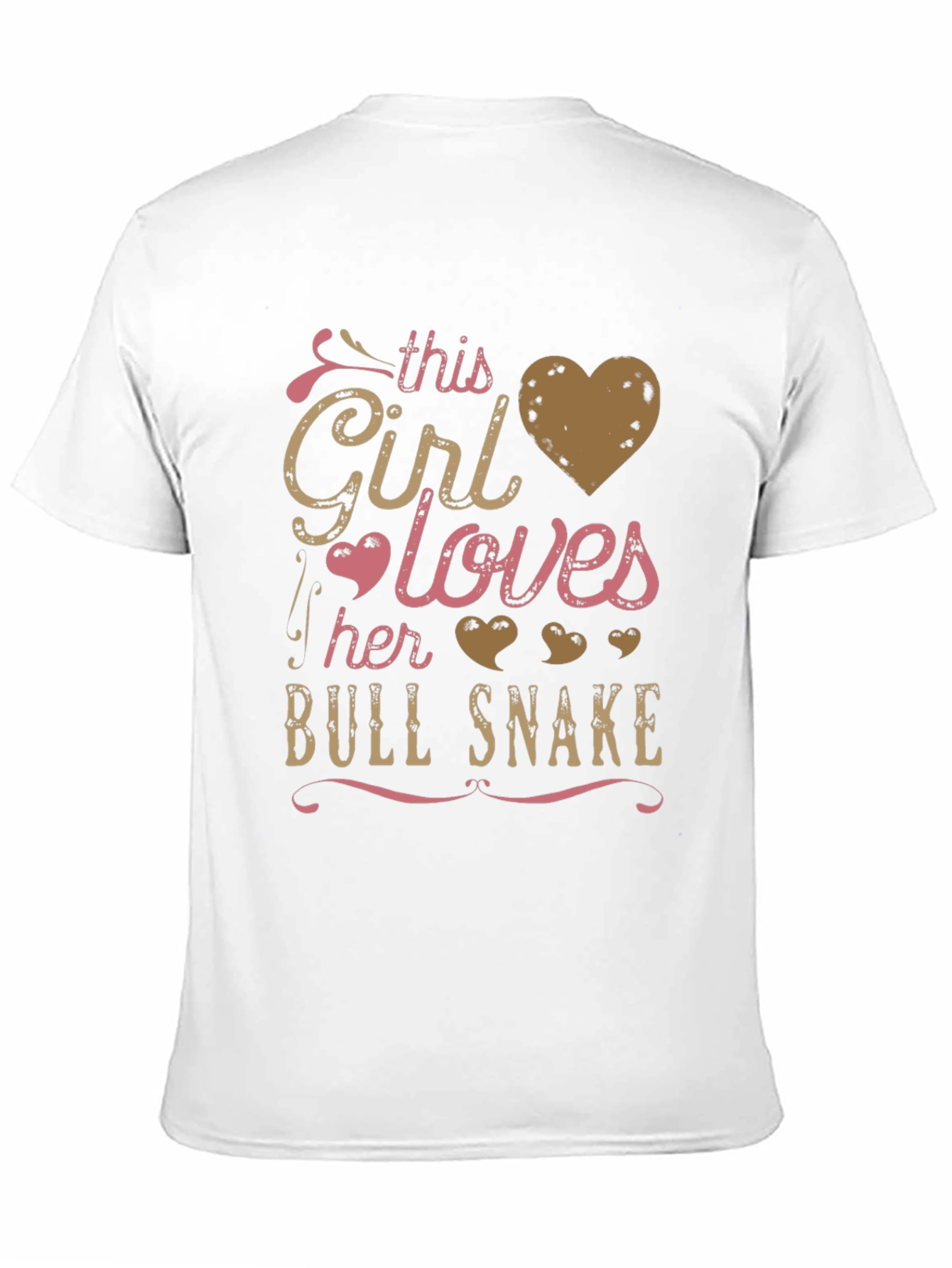 Girl Loves Bull Snake T-Shirt