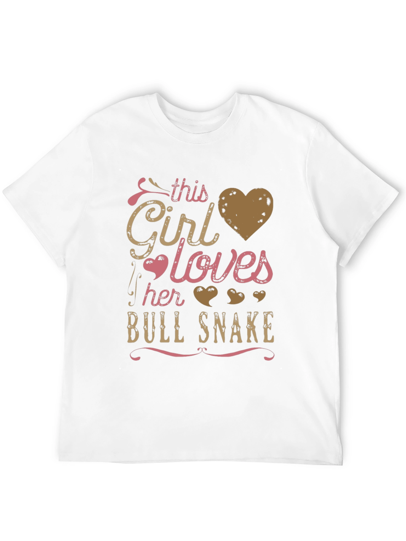 Girl Loves Bull Snake T-Shirt