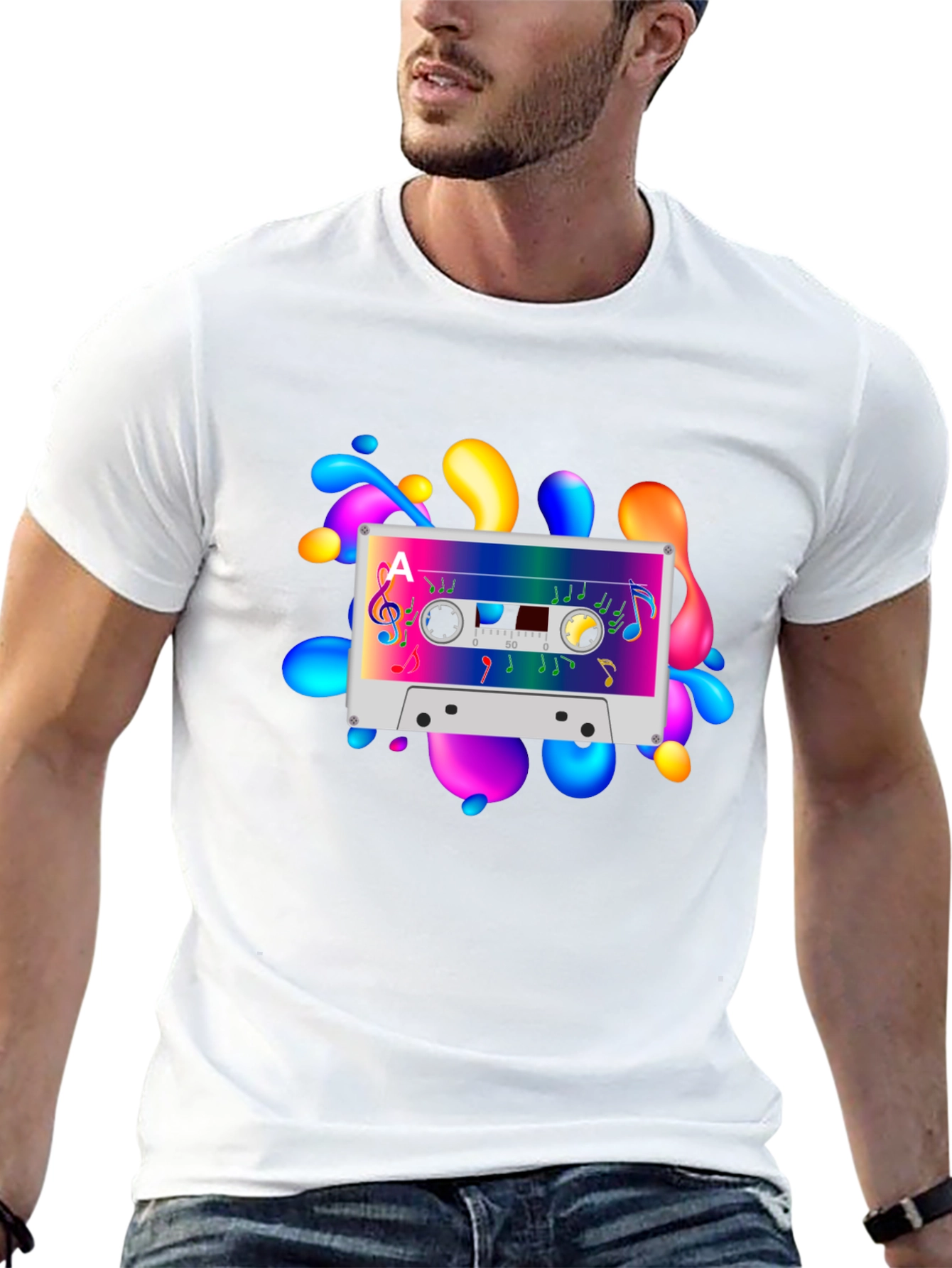Retro Cassette Music T-Shirt