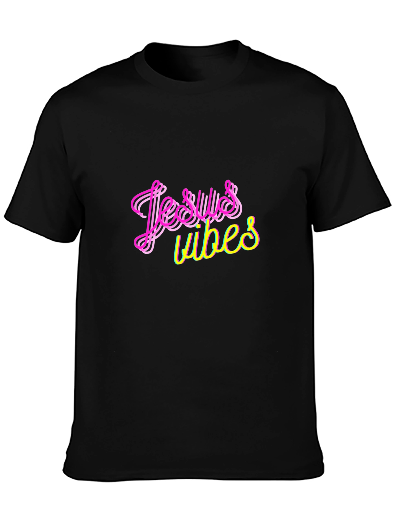 Jesus Vibes T-Shirt - Neon Style