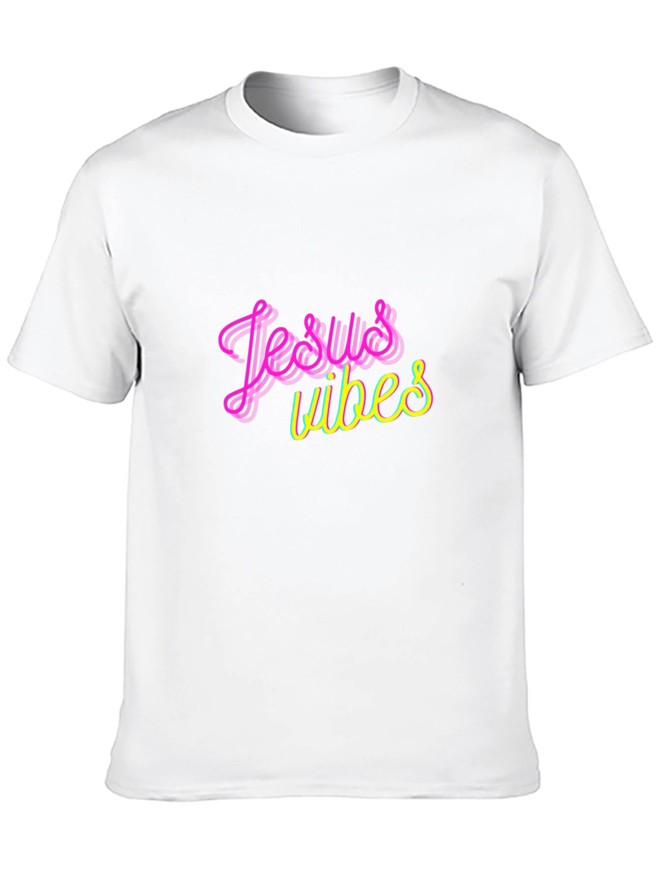 Jesus Vibes T-Shirt - Neon Style