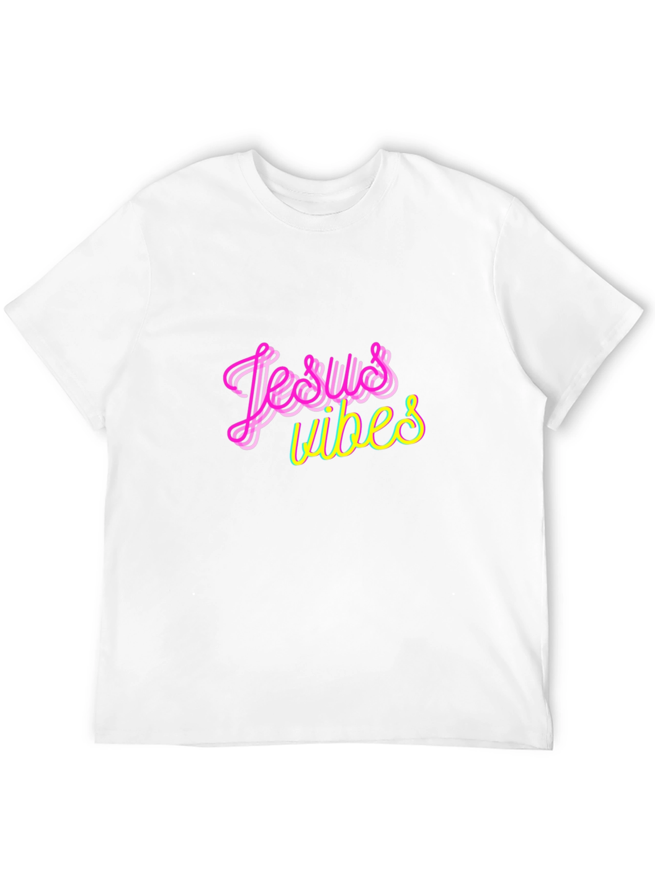 Jesus Vibes T-Shirt - Neon Style
