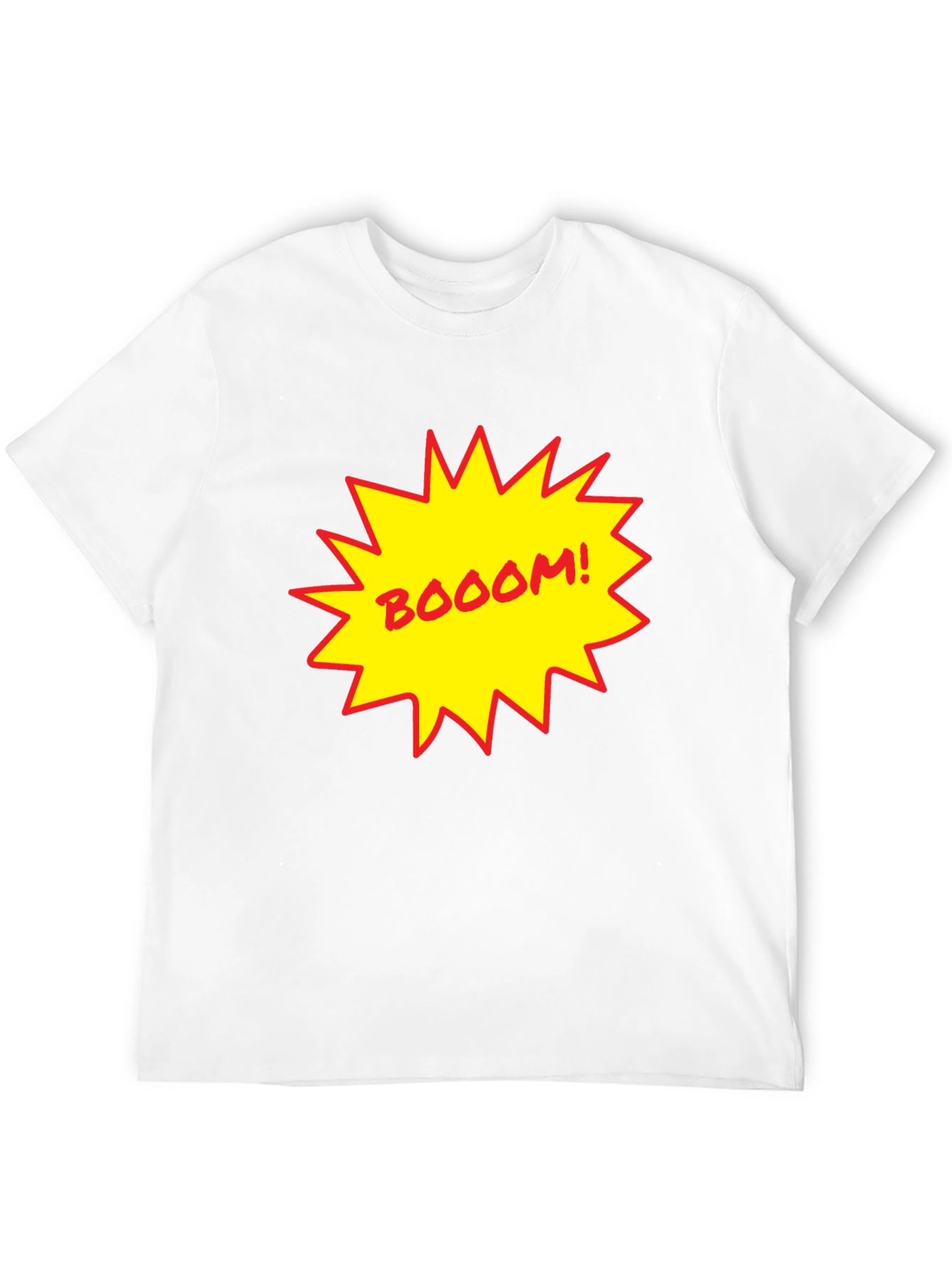 BOOOM! Graphic Print Black T-Shirt