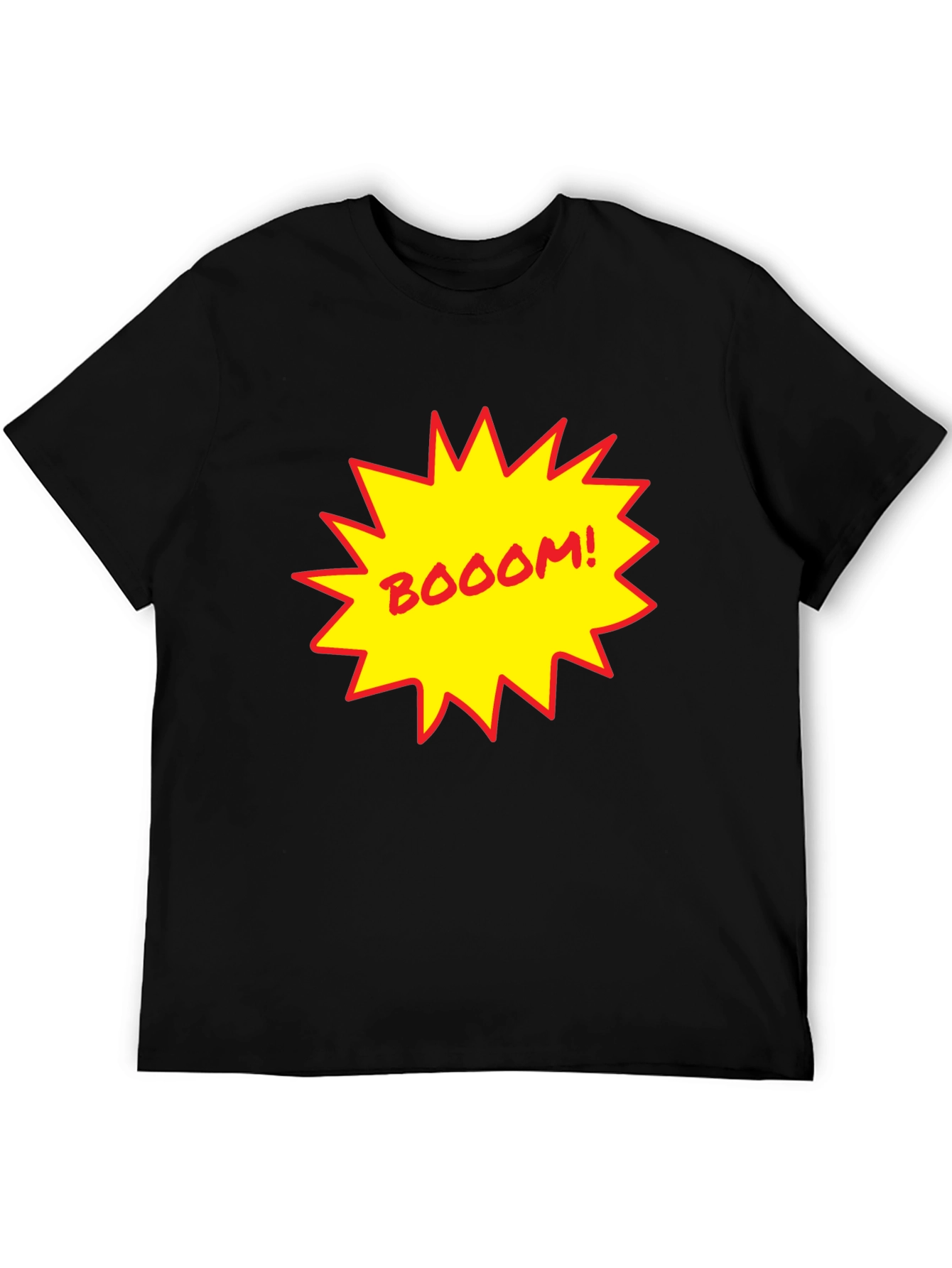 BOOOM! Graphic Print Black T-Shirt