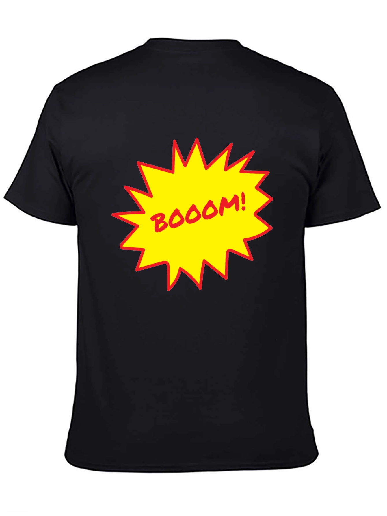 BOOOM! Graphic Print Black T-Shirt