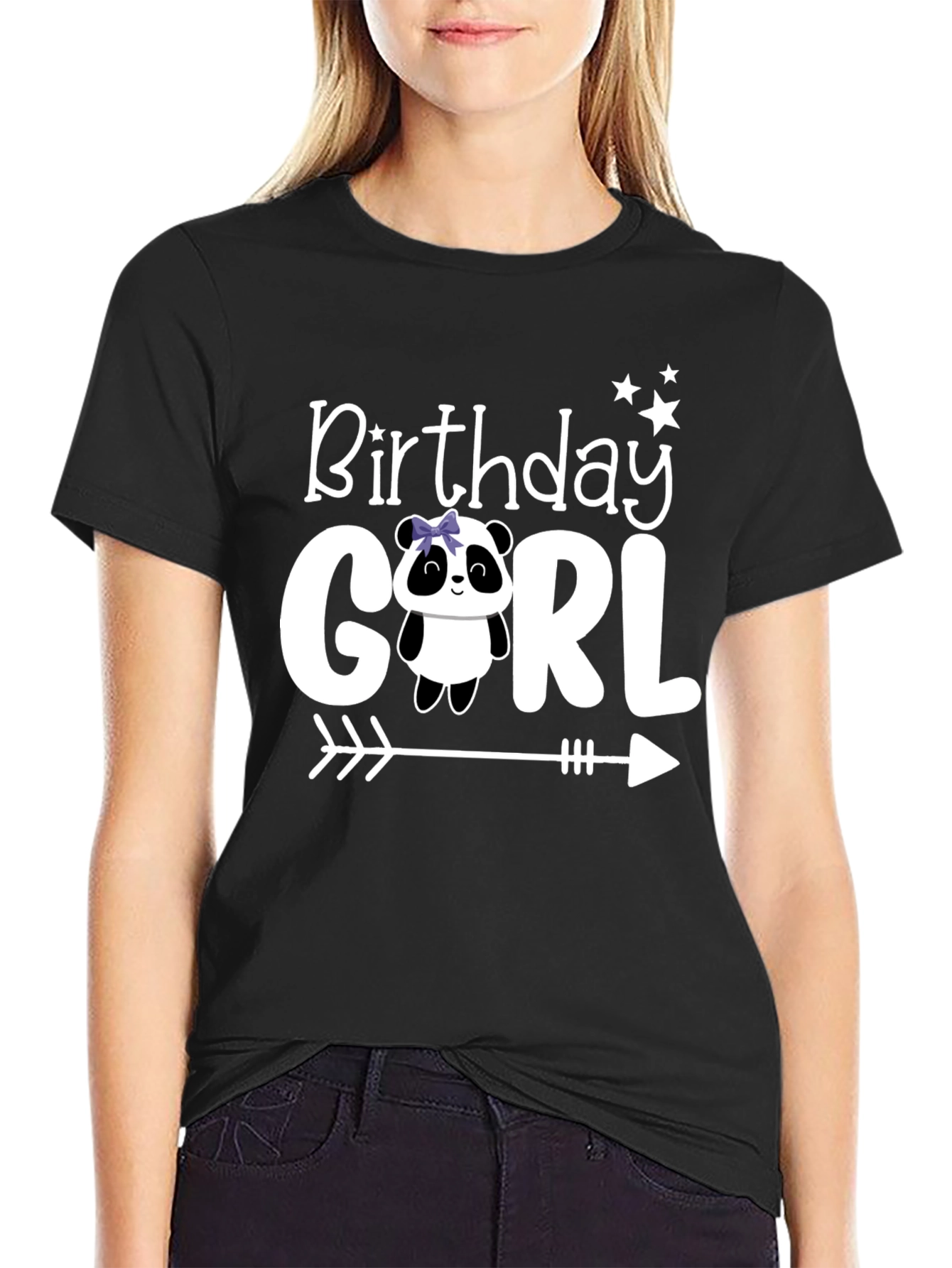 Birthday Girl Panda T-Shirt
