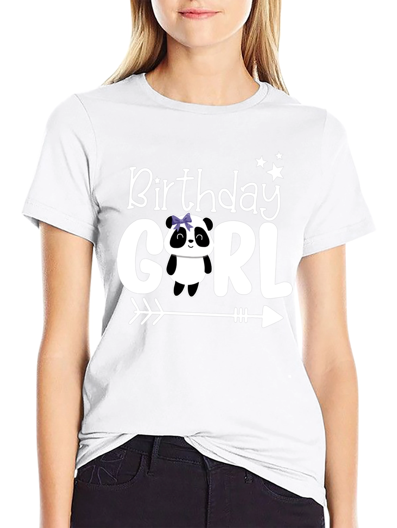 Birthday Girl Panda T-Shirt