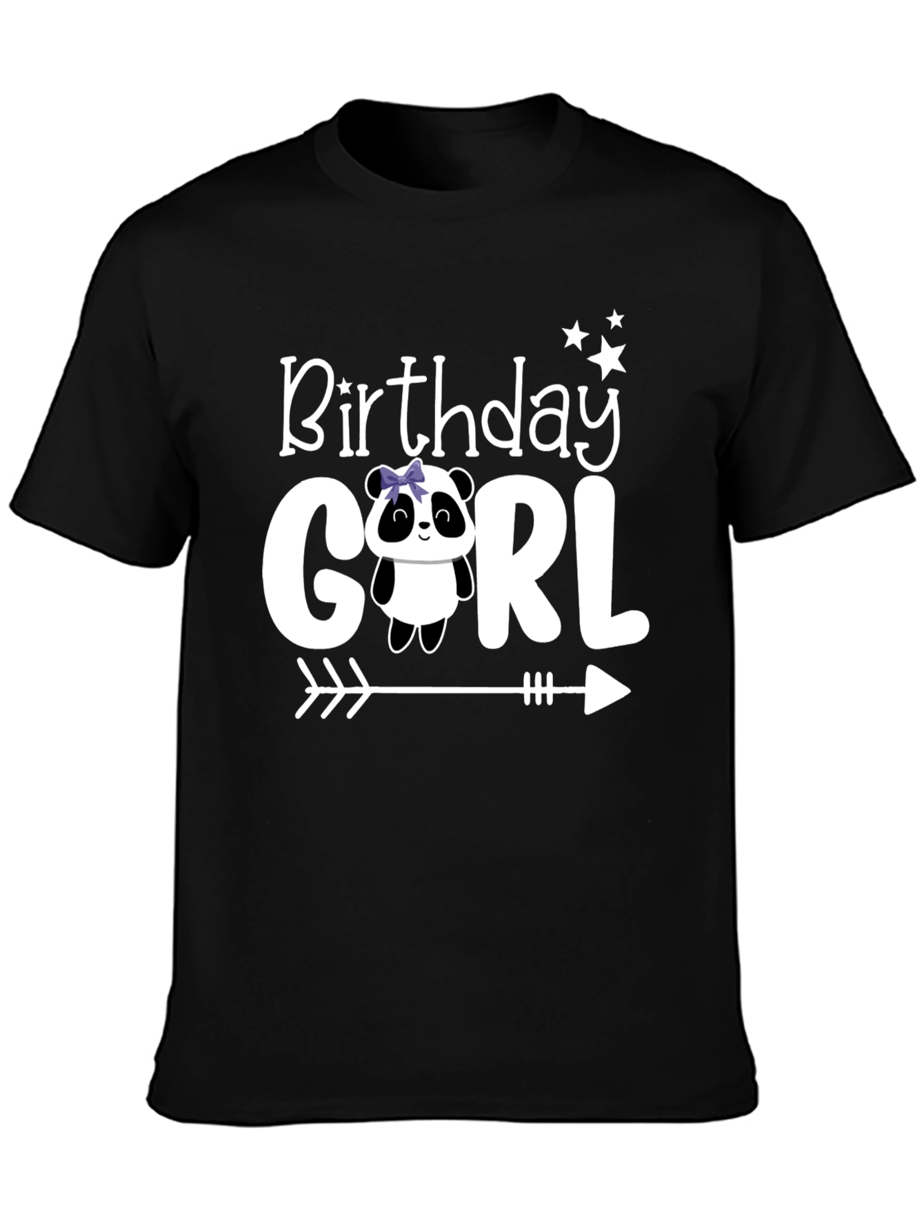 Birthday Girl Panda T-Shirt