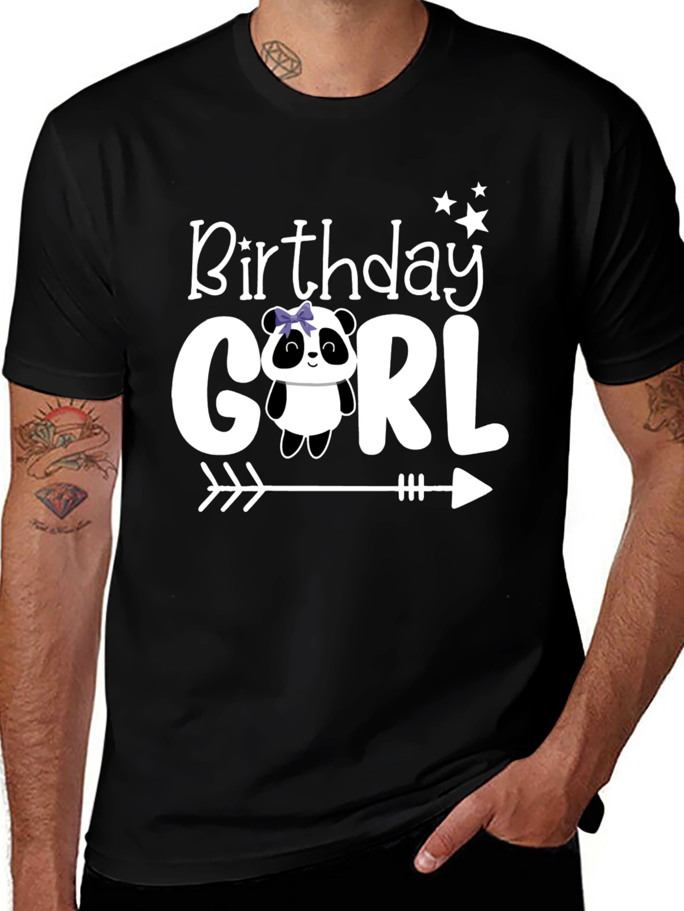 Birthday Girl Panda T-Shirt