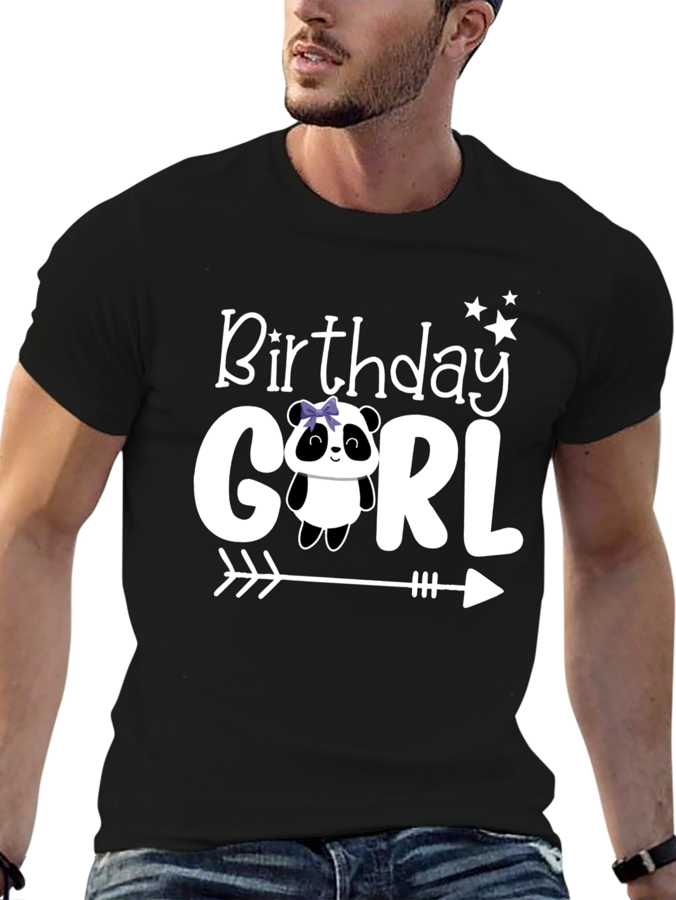 Birthday Girl Panda T-Shirt